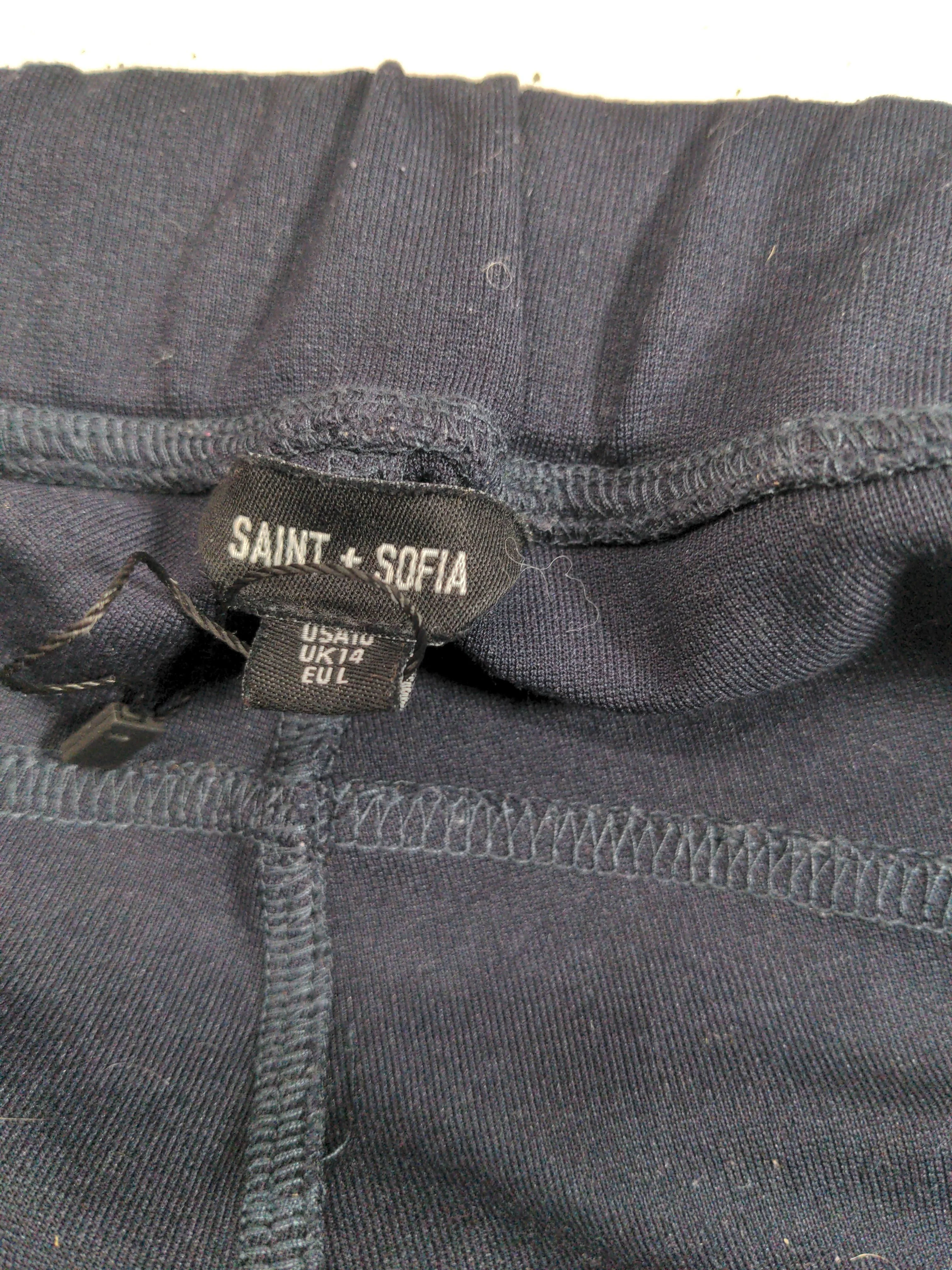Saint + Sofia Men's Sports Bottoms L Blue 100% Other Sweatpants - Image 5