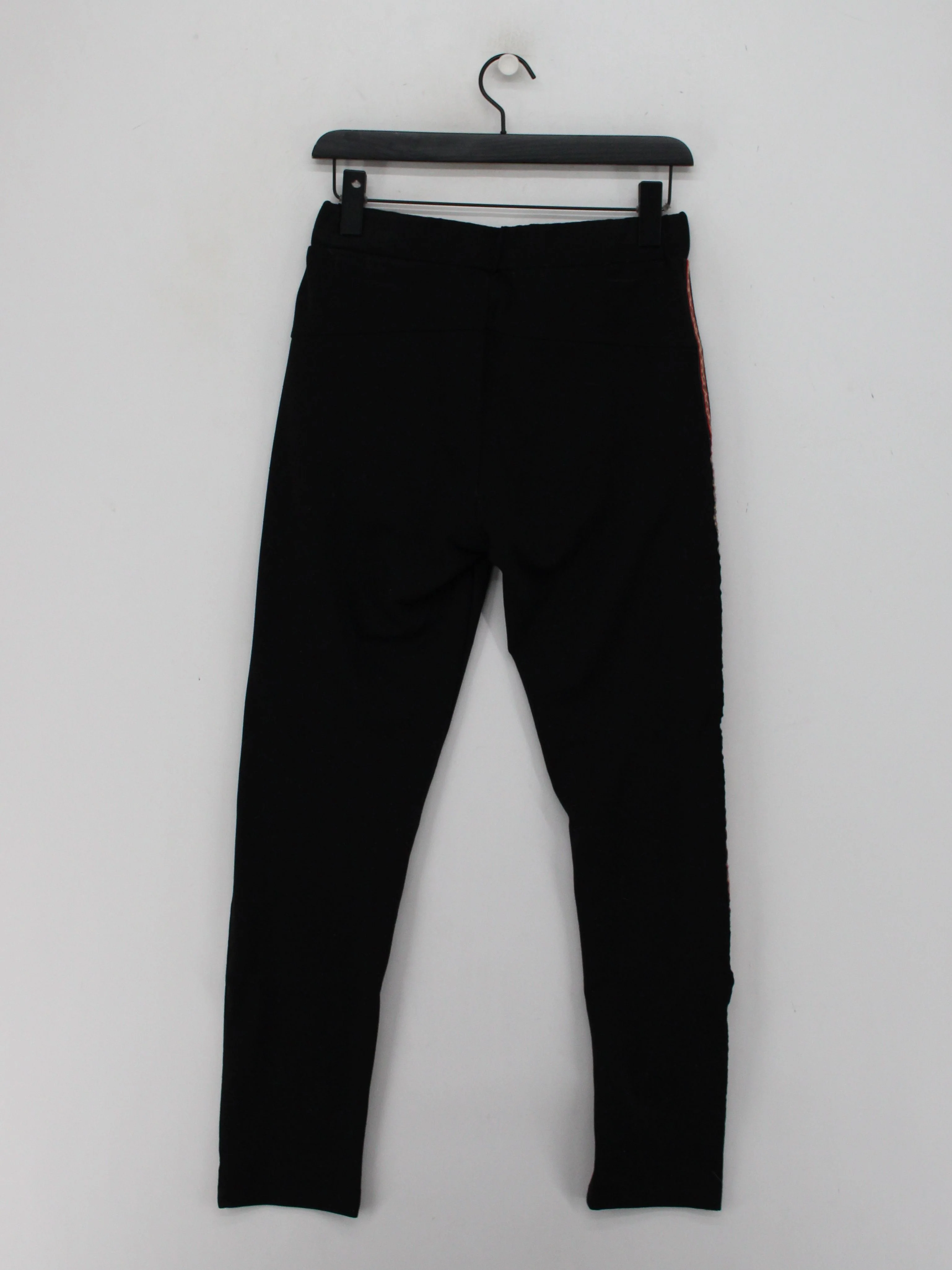 Saint + Sofia Men's Trousers M Black Viscose with Polyester, Elastane Chino - Image 2