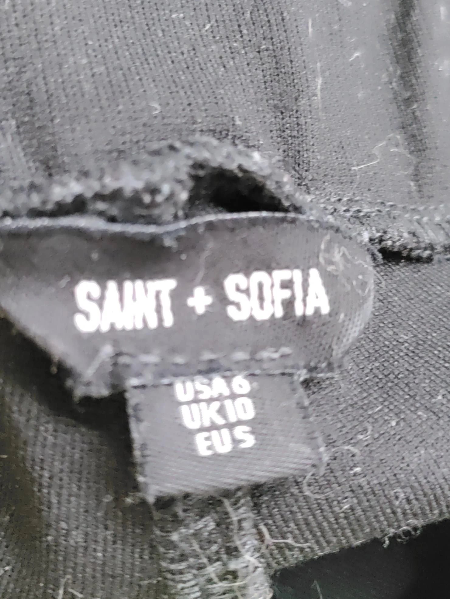 Saint + Sofia Men's Trousers M Black Viscose with Polyester, Elastane Chino - Image 5