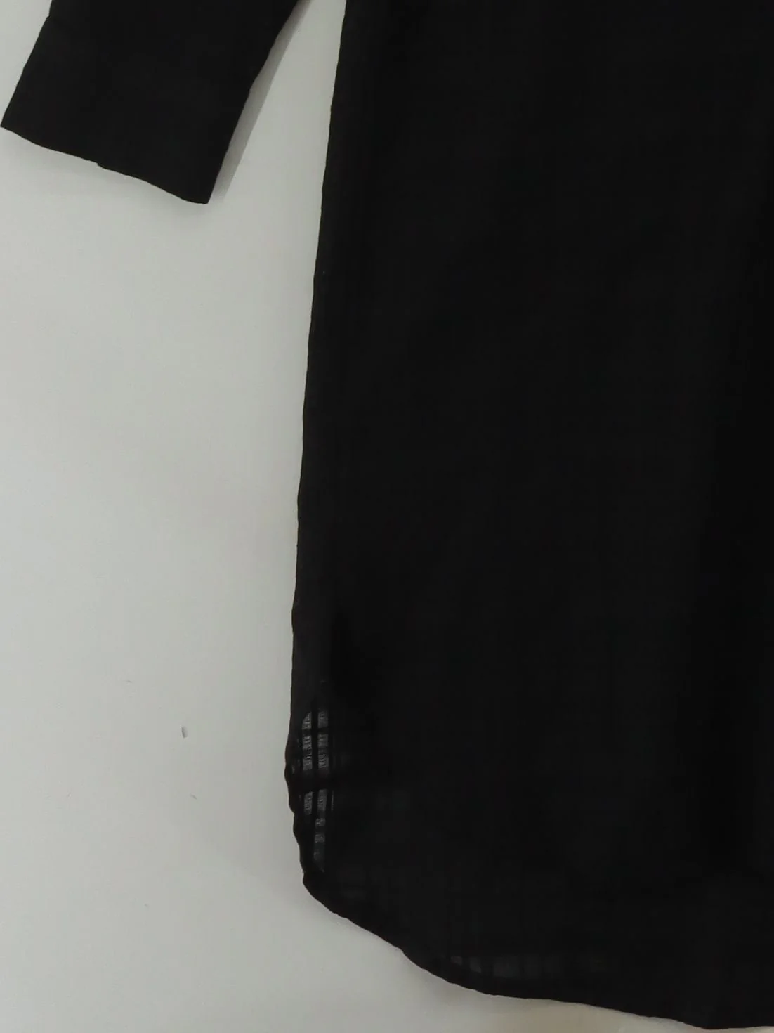 Saint + Sofia Shirt Midi Dress UK14 in Black - Image 4