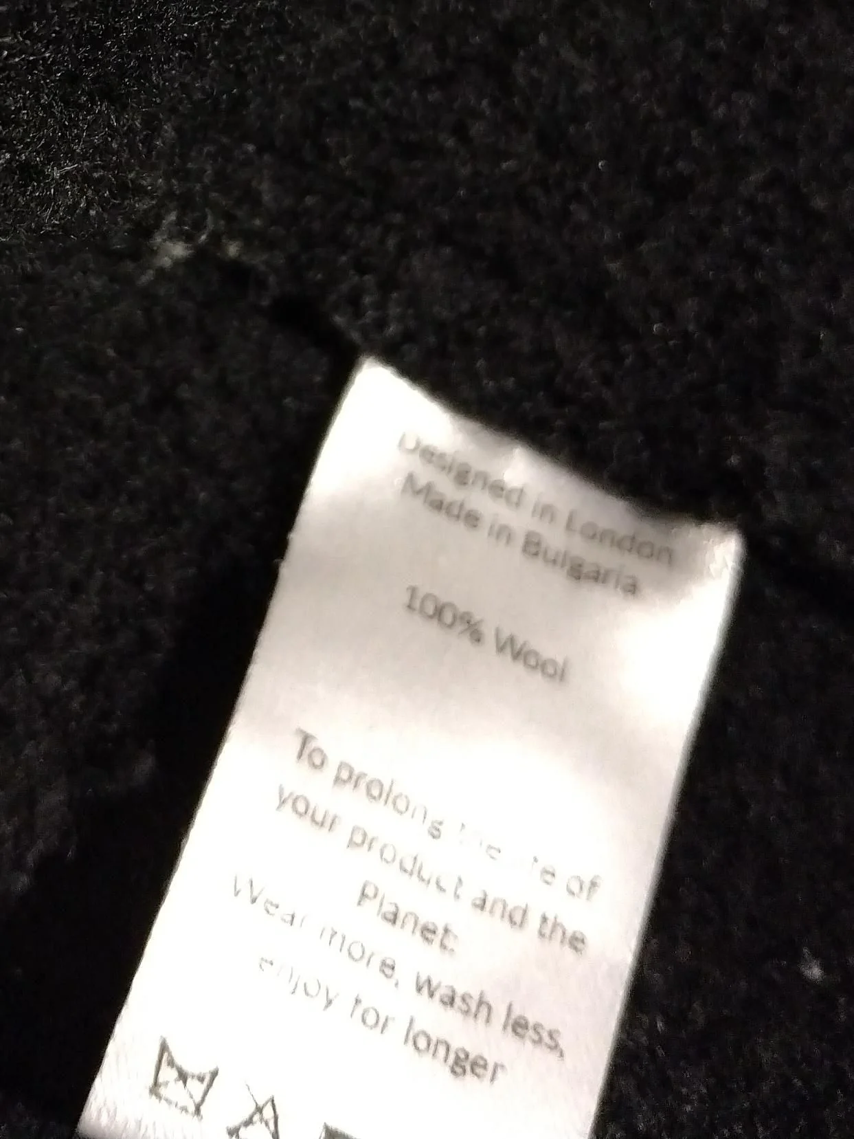 Saint + Sofia Women's Coat UK 8 Black 100% Wool Overcoat - Image 6