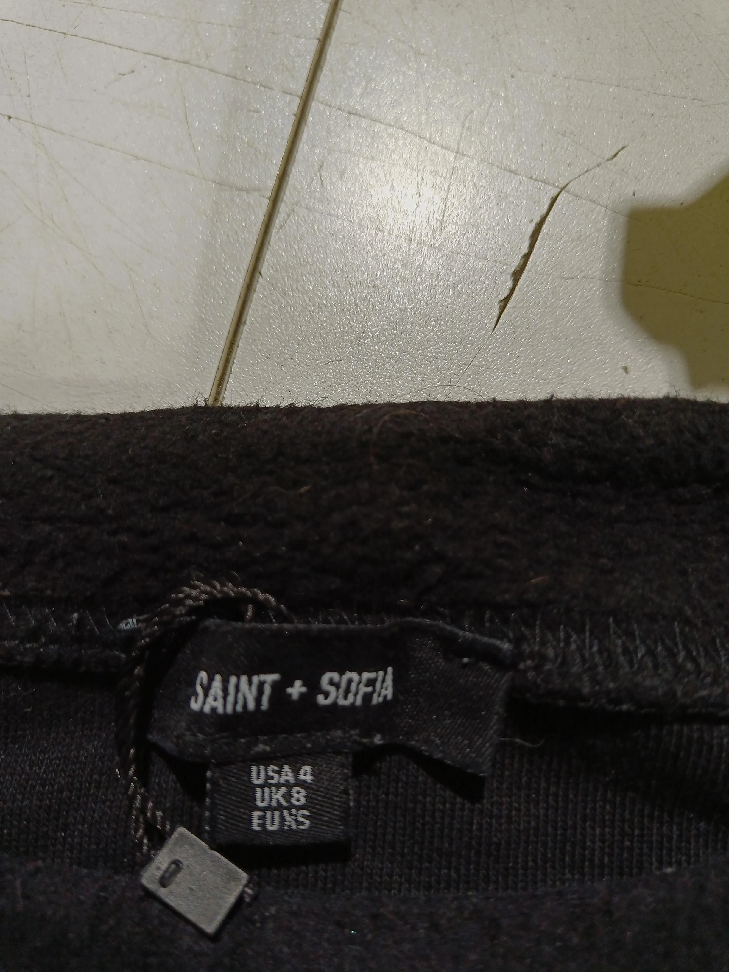 Saint + Sofia Women's Jumper UK 8 Black 100% Other Crew Neck Pullover - Image 5