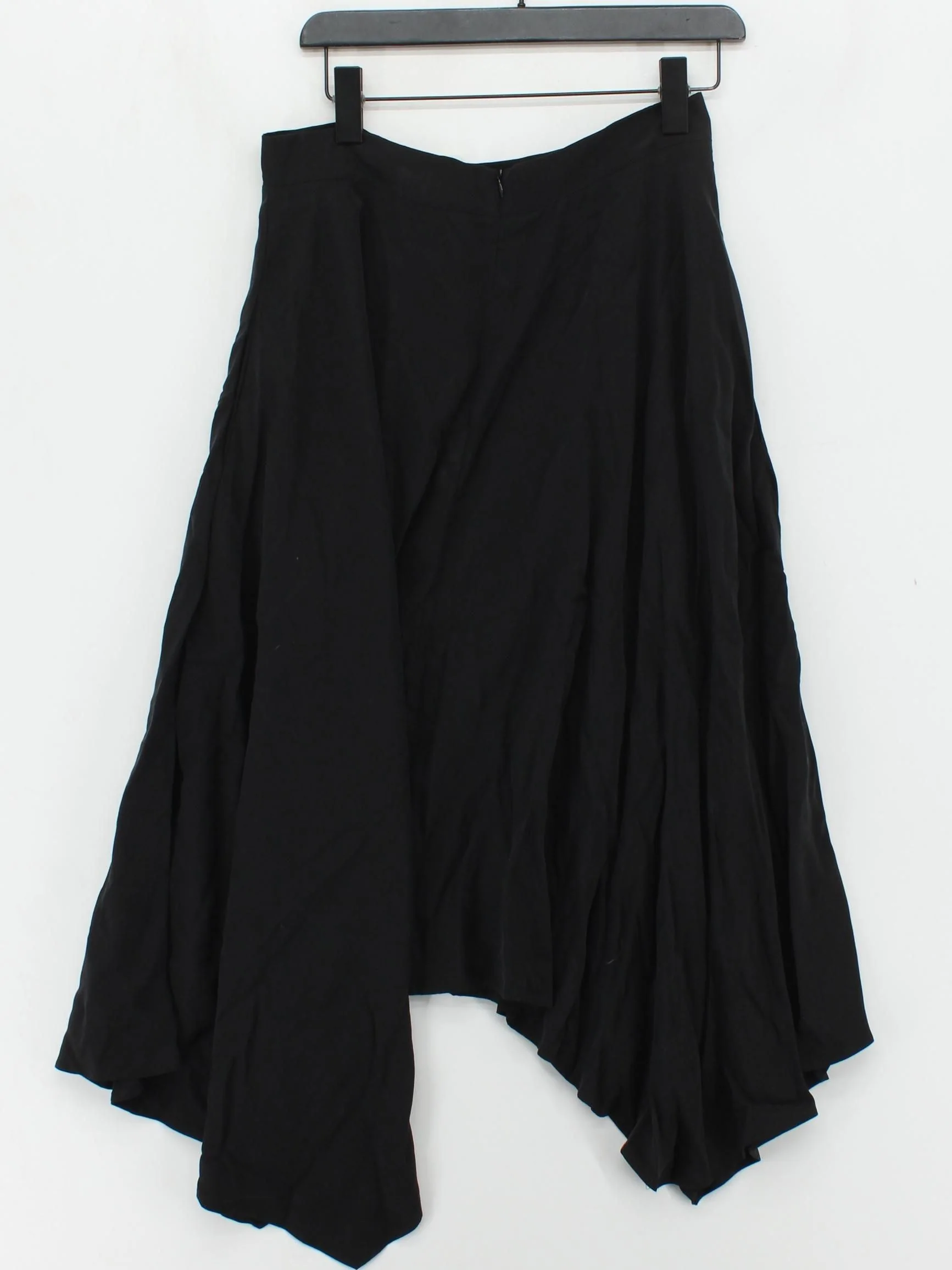 Saint + Sofia Women's Midi Skirt L Black 100% Lyocell Modal Midi A-Line - Image 2