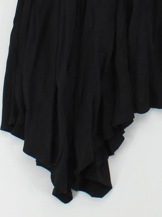 Saint + Sofia Women's Midi Skirt L Black 100% Lyocell Modal Midi A-Line - Image 4