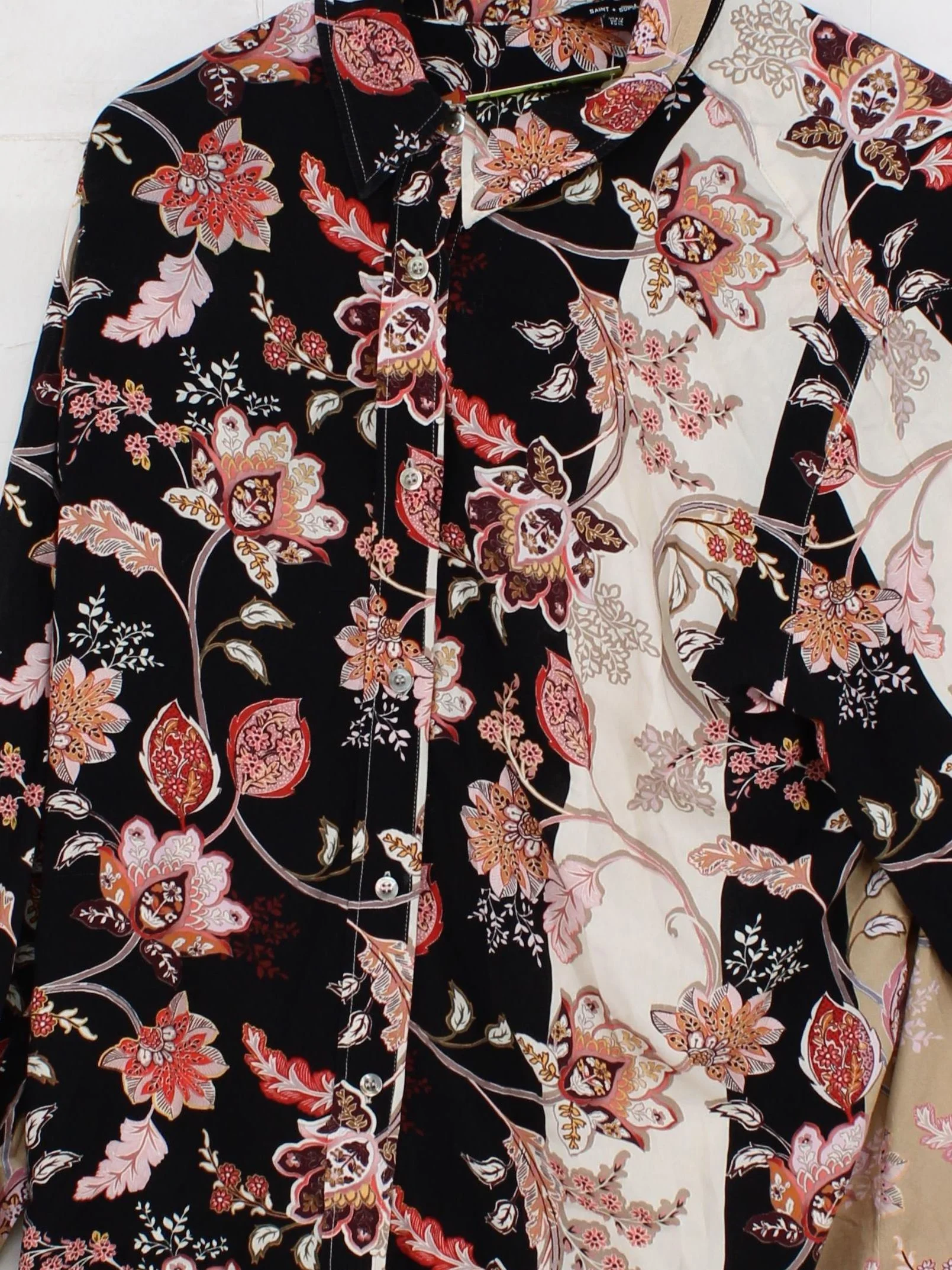 Saint + Sofia Women's Shirt XL Multi 100% Viscose Basic - Image 3