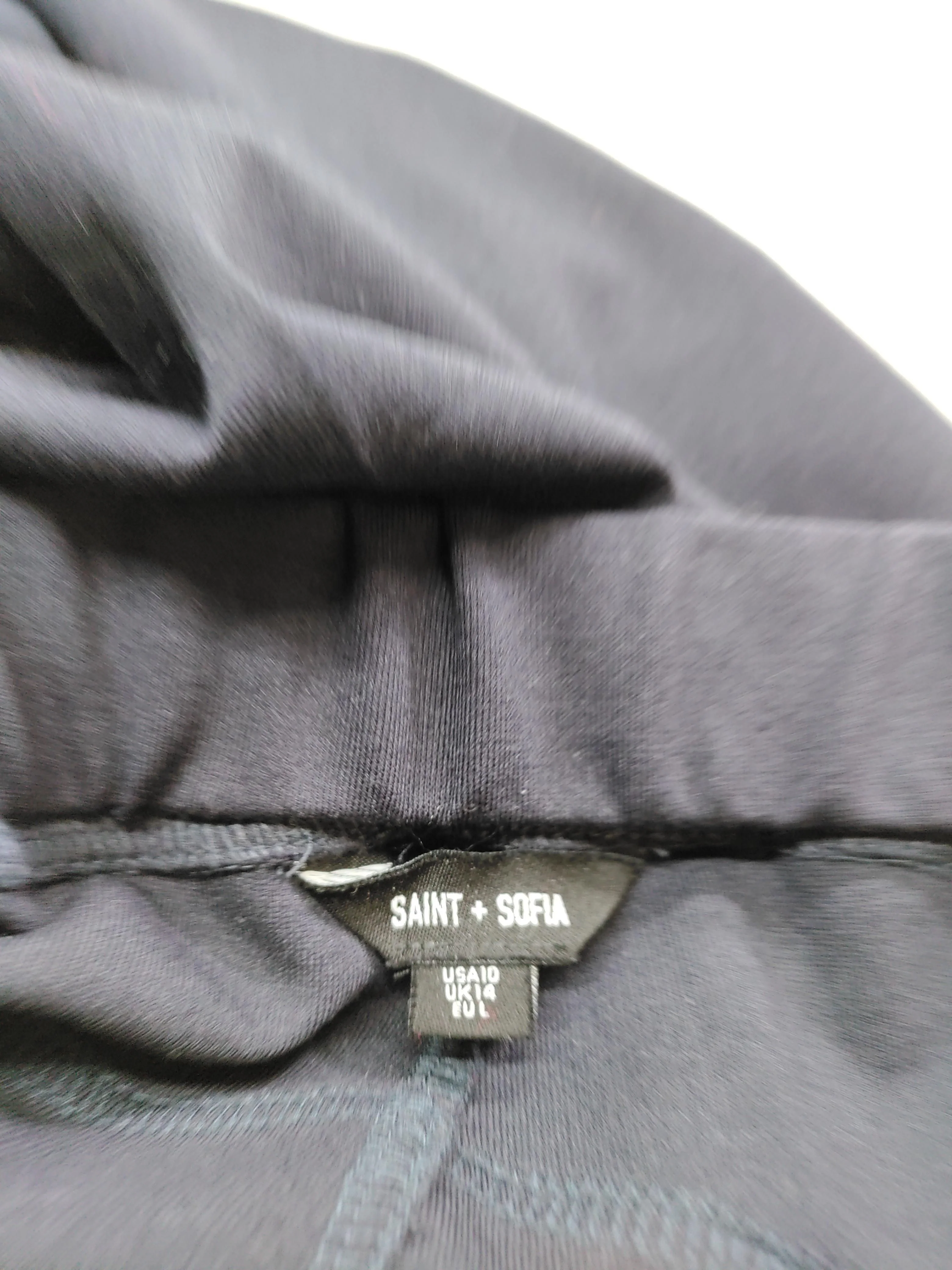 Saint + Sofia Women's Sports Bottoms UK 14 Black Polyester - Image 7