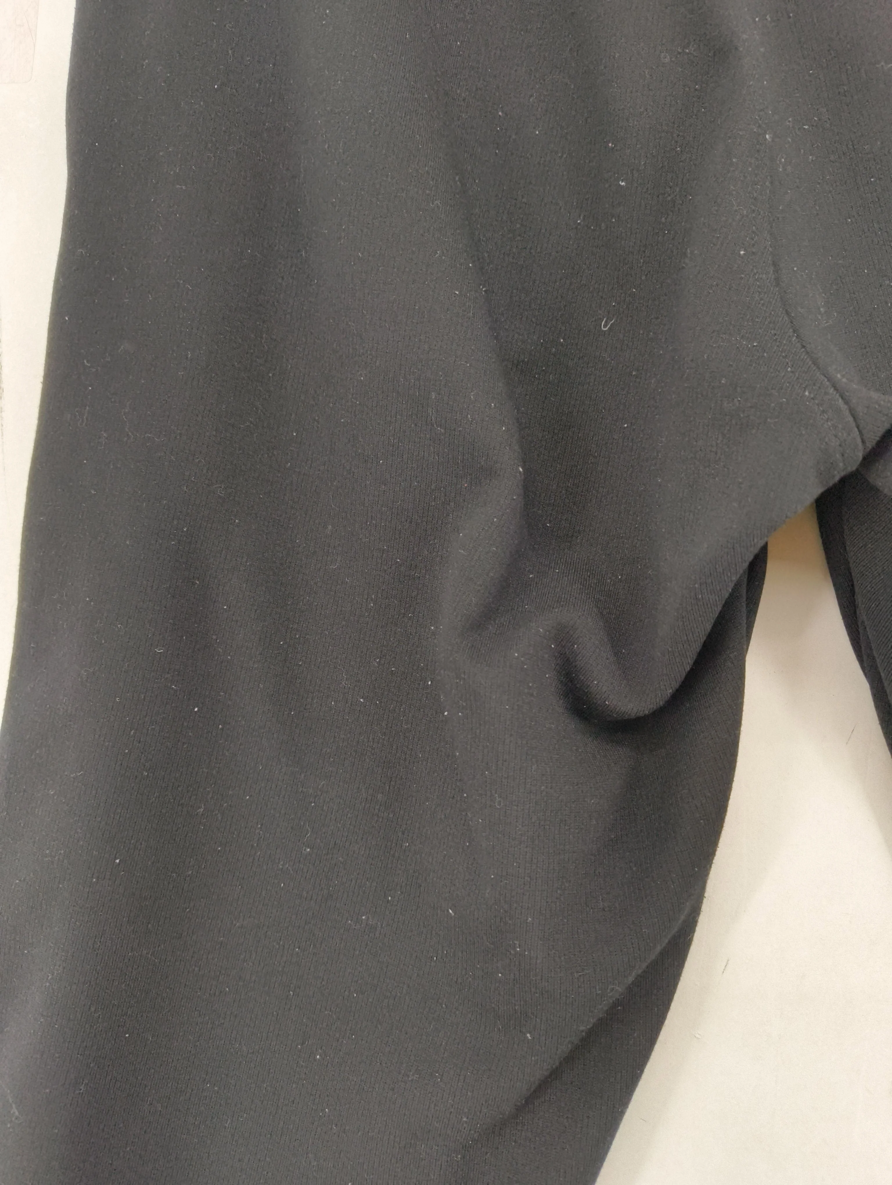 Saint + Sofia Women's Trousers XL Black Polyester with Viscose, Elastane Cropped - Image 5