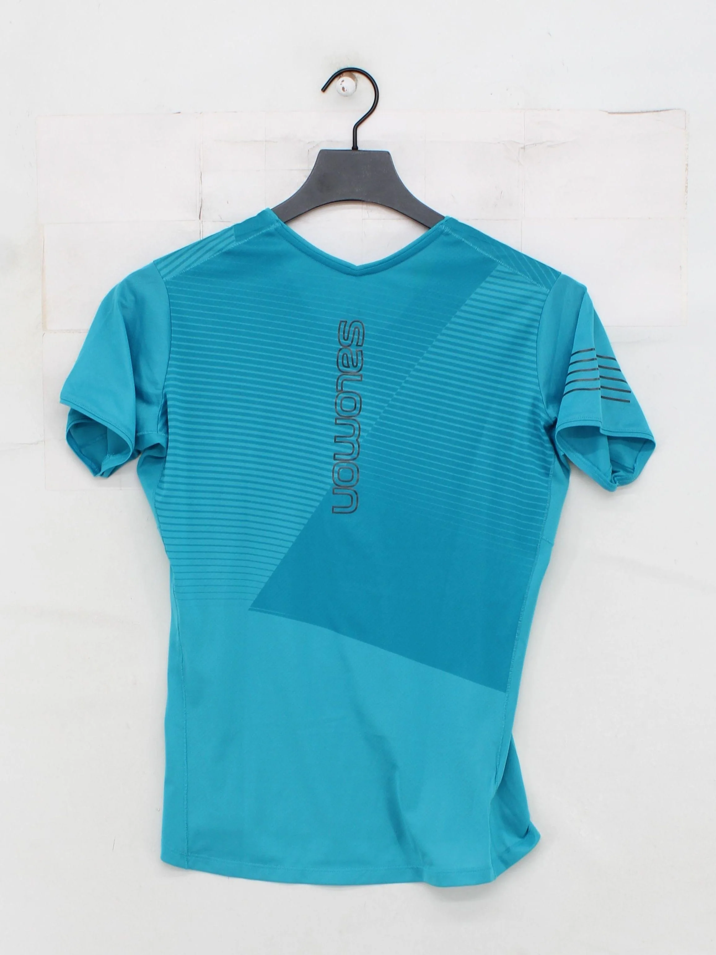 Salomon Men's T-Shirt S Blue Graphic 100% Polyester Round Neck Basic - Image 2