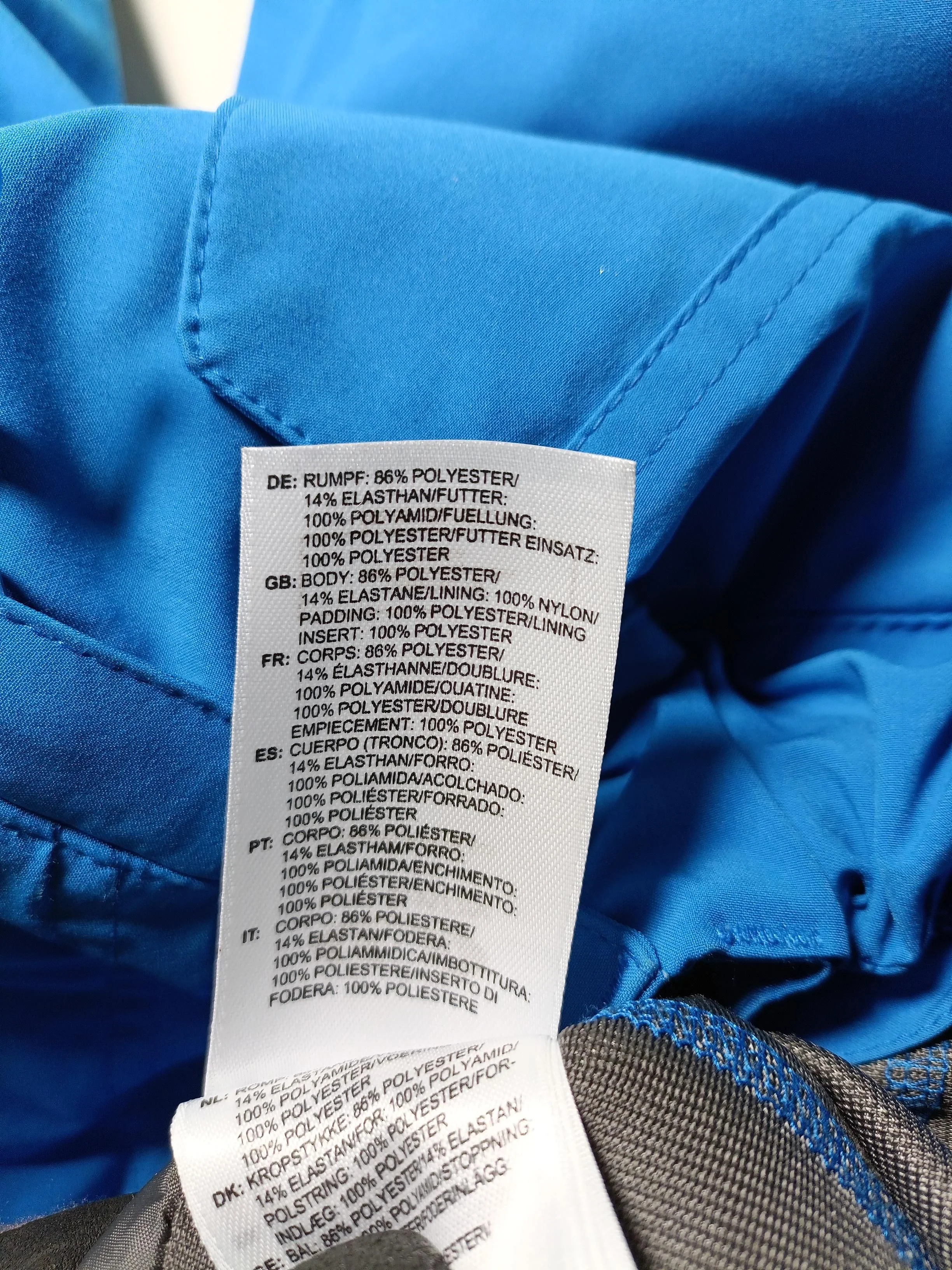 Salomon Men's Trousers S Blue Polyester with Elastane Wide-Leg Rain Trousers - Image 6