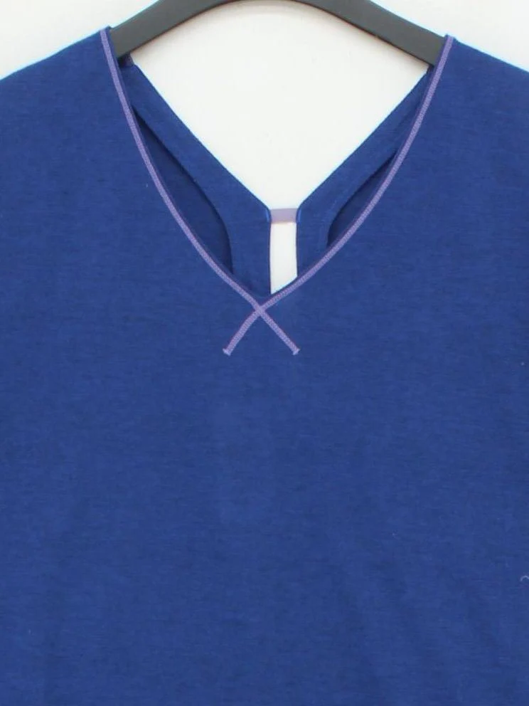 Salomon Women's T-Shirt XS Blue 100% Polyester Basic - Image 3