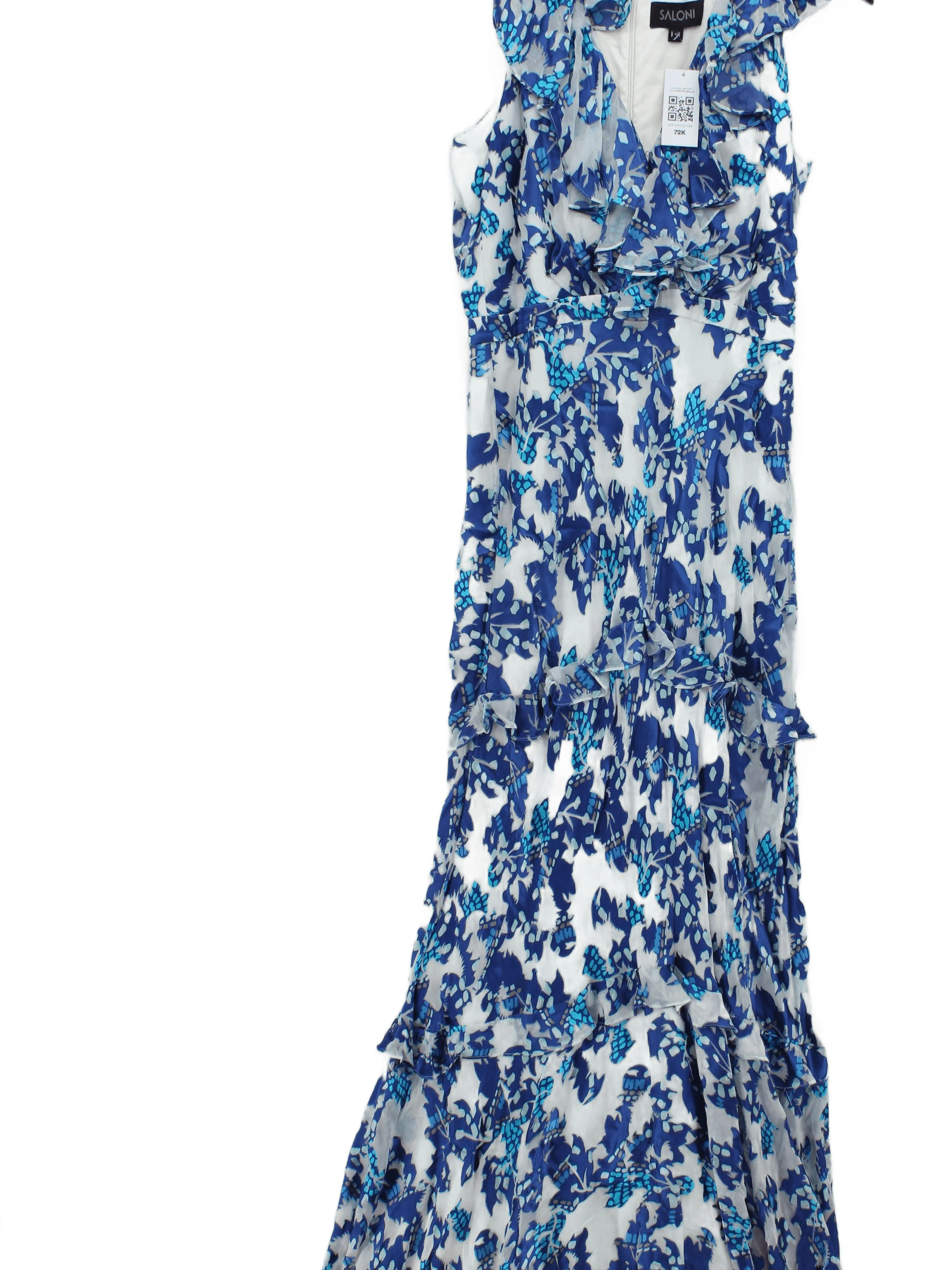 Saloni Maxi Dress UK12 in Blue