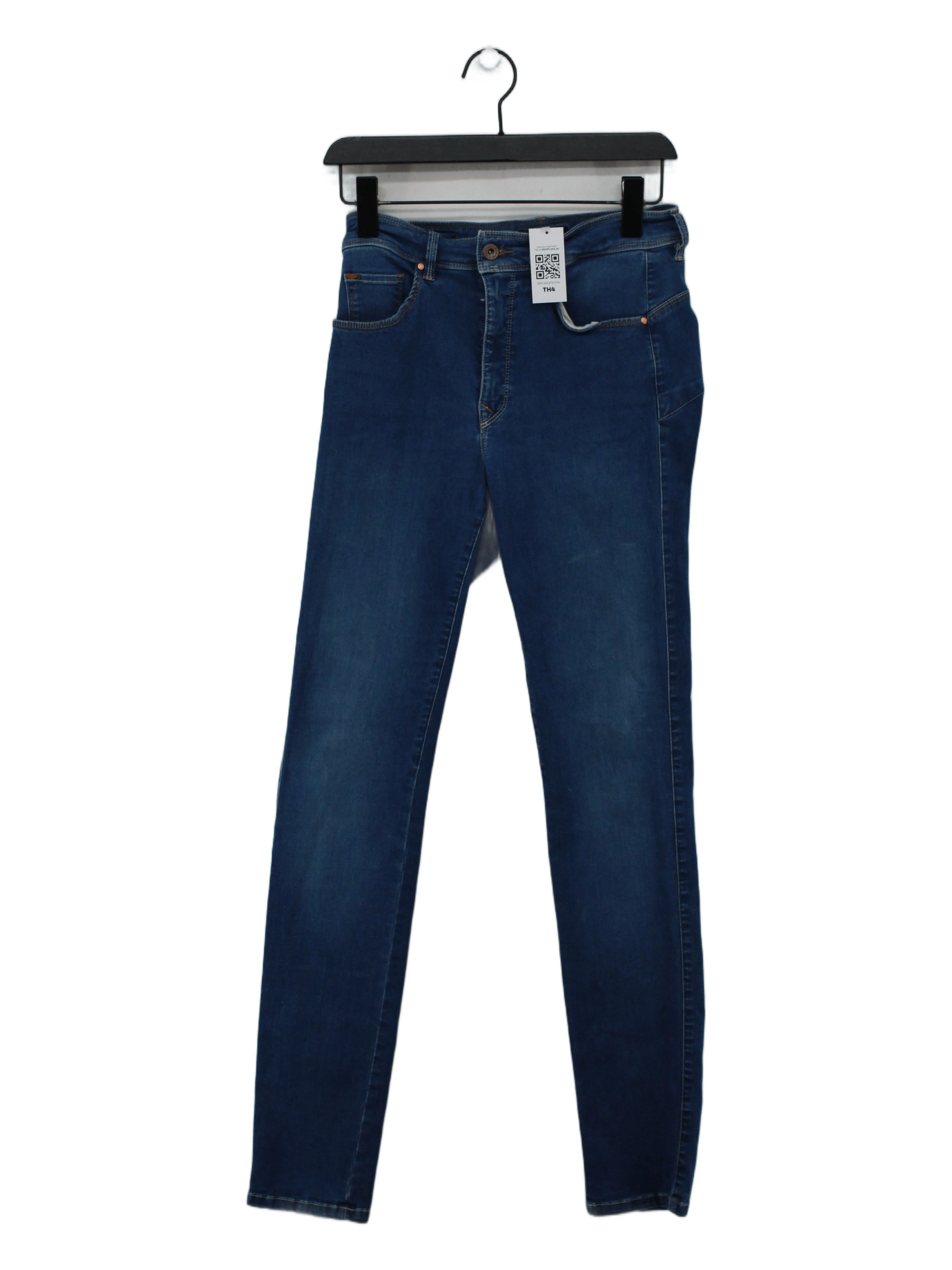 Salsa Women's Jeans W 30 in Blue Cotton with Polyester, Elastane Skinny