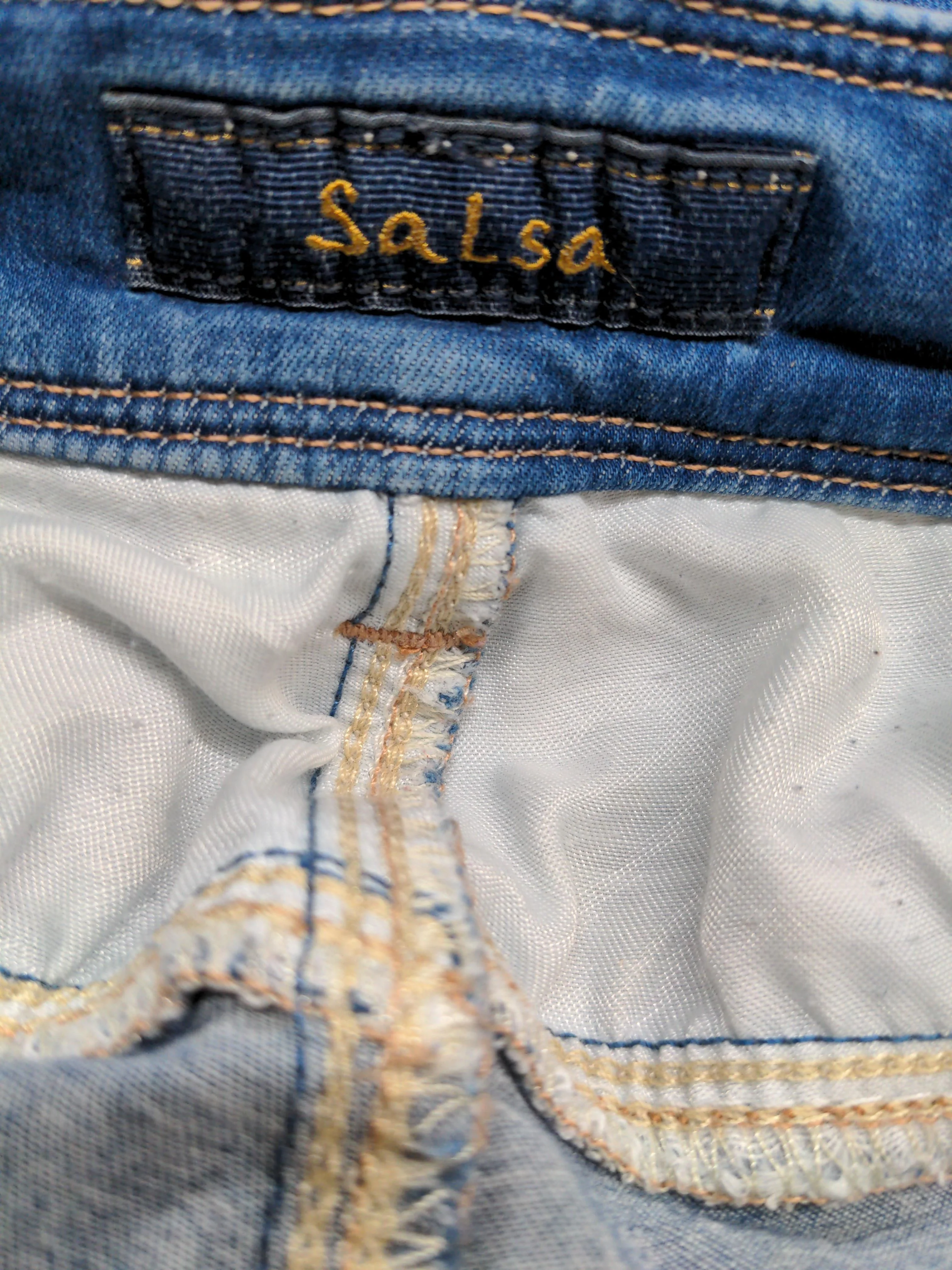 Salsa Women's Jeans W 30 in Blue Cotton with Polyester, Elastane Skinny - Image 6