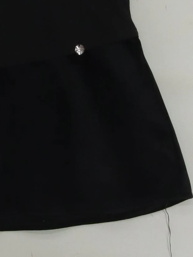 Salsa Women's Top M Black Rayon with Polyester, Polyamide Basic - Image 4