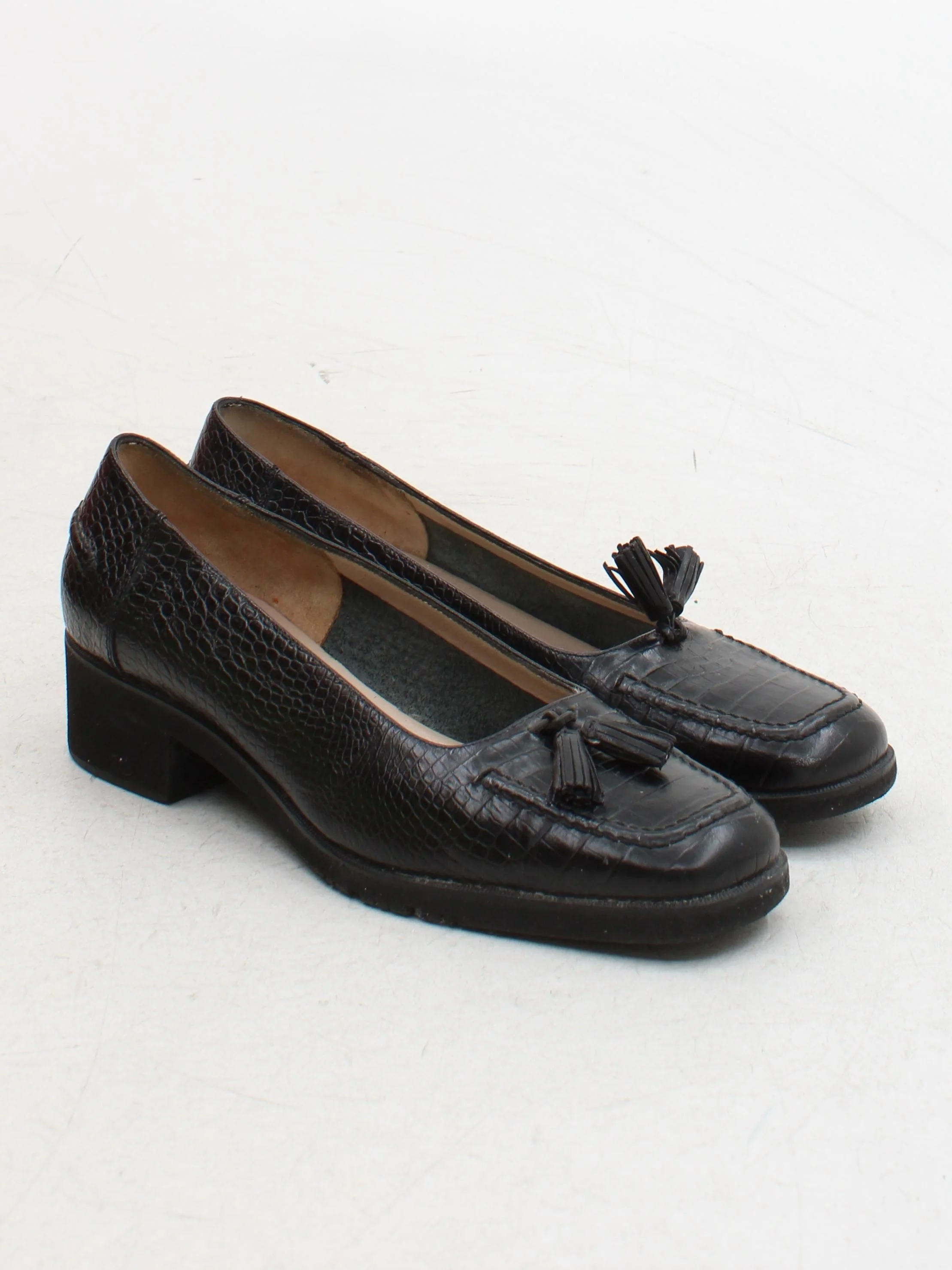 Salvatore Ferragamo Women's Flat Shoes UK 4 Black 100% Leather Loafer - Image 4