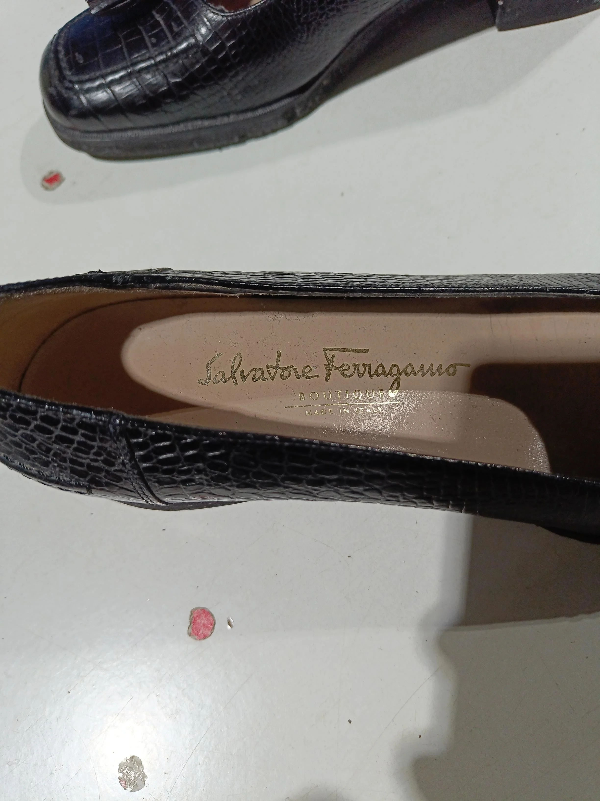Salvatore Ferragamo Women's Flat Shoes UK 4 Black 100% Leather Loafer - Image 9