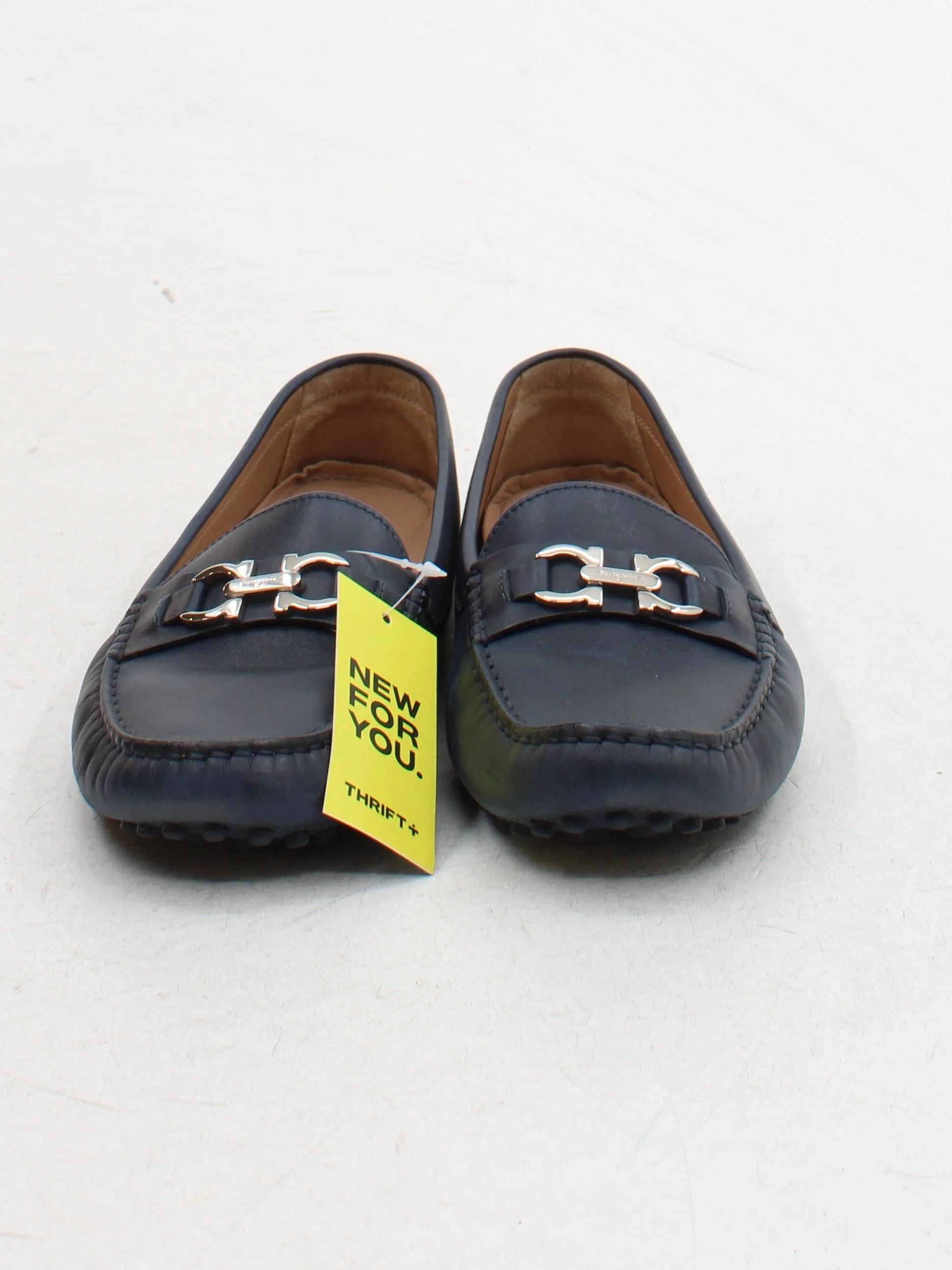 Salvatore Ferragamo Women's Flat Shoes UK 8.5 Blue 100% Leather Loafer - Image 2