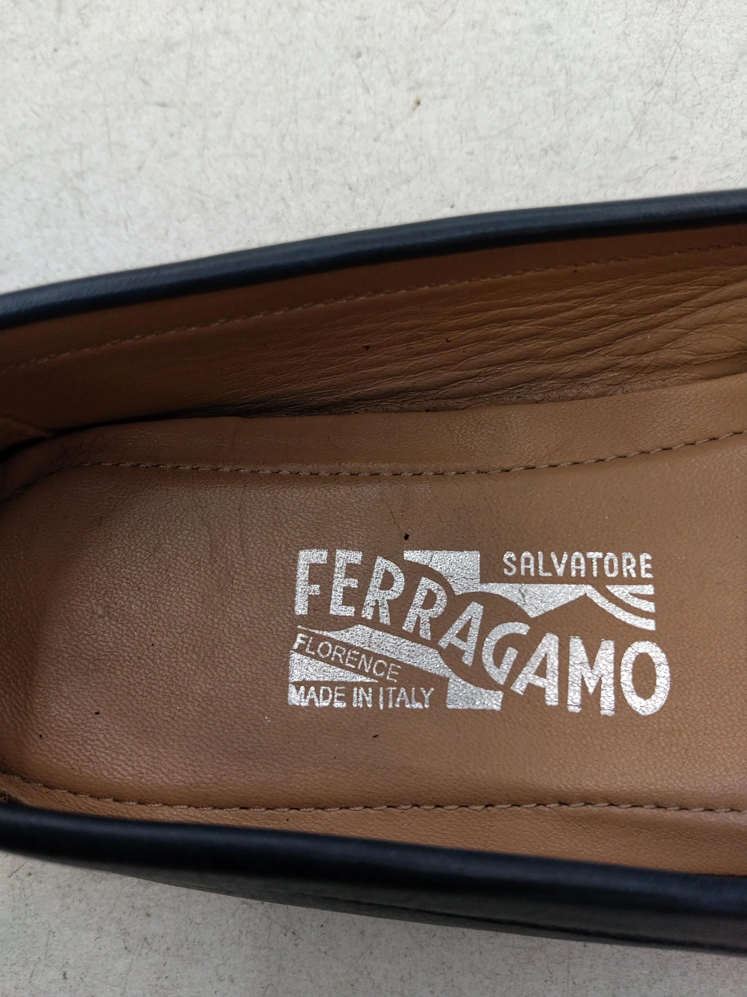 Salvatore Ferragamo Women's Flat Shoes UK 8.5 Blue 100% Leather Loafer - Image 6