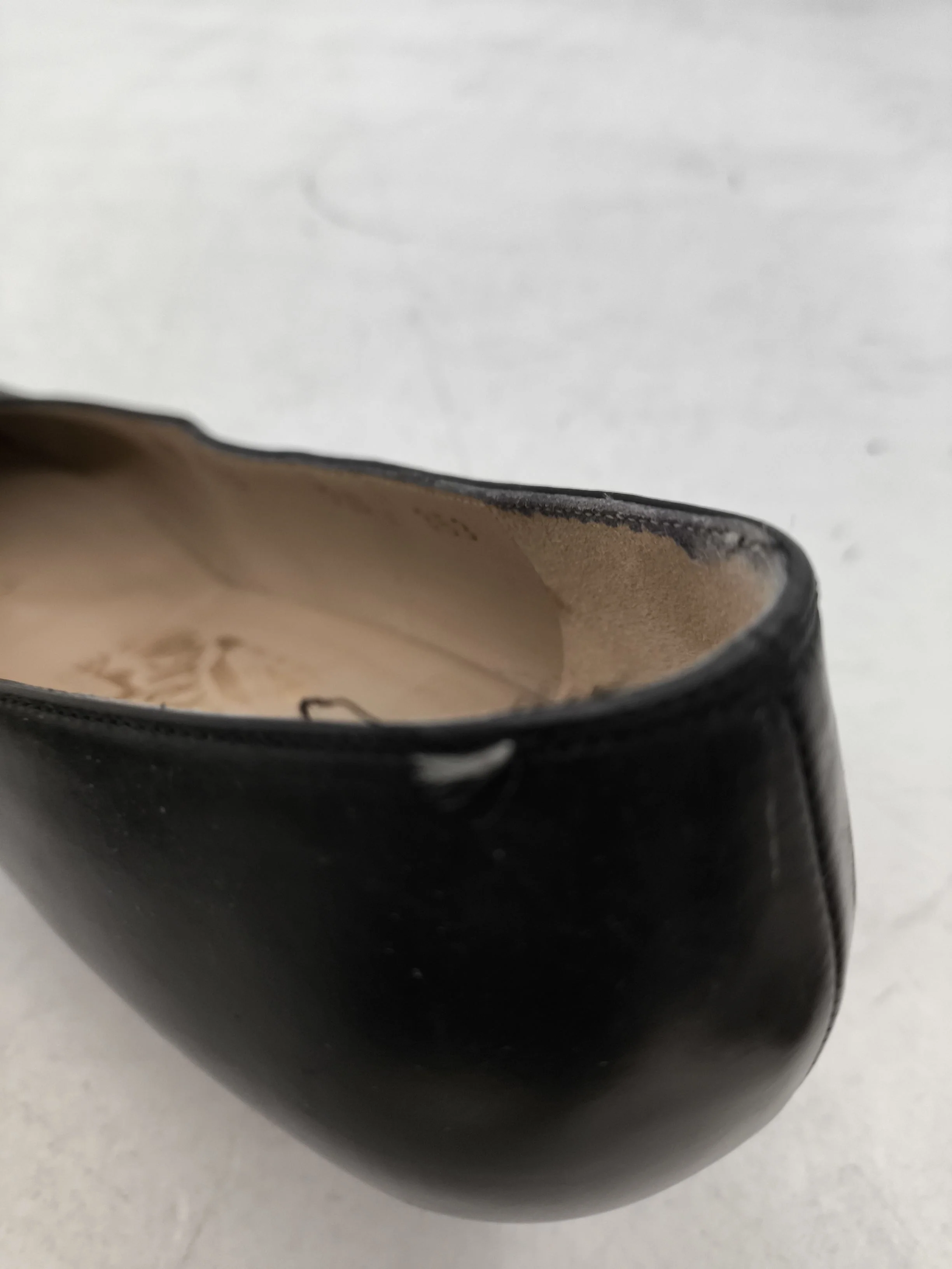 Salvatore Ferragamo Women's Heels UK 7.5 Black 100% Leather Court - Image 9