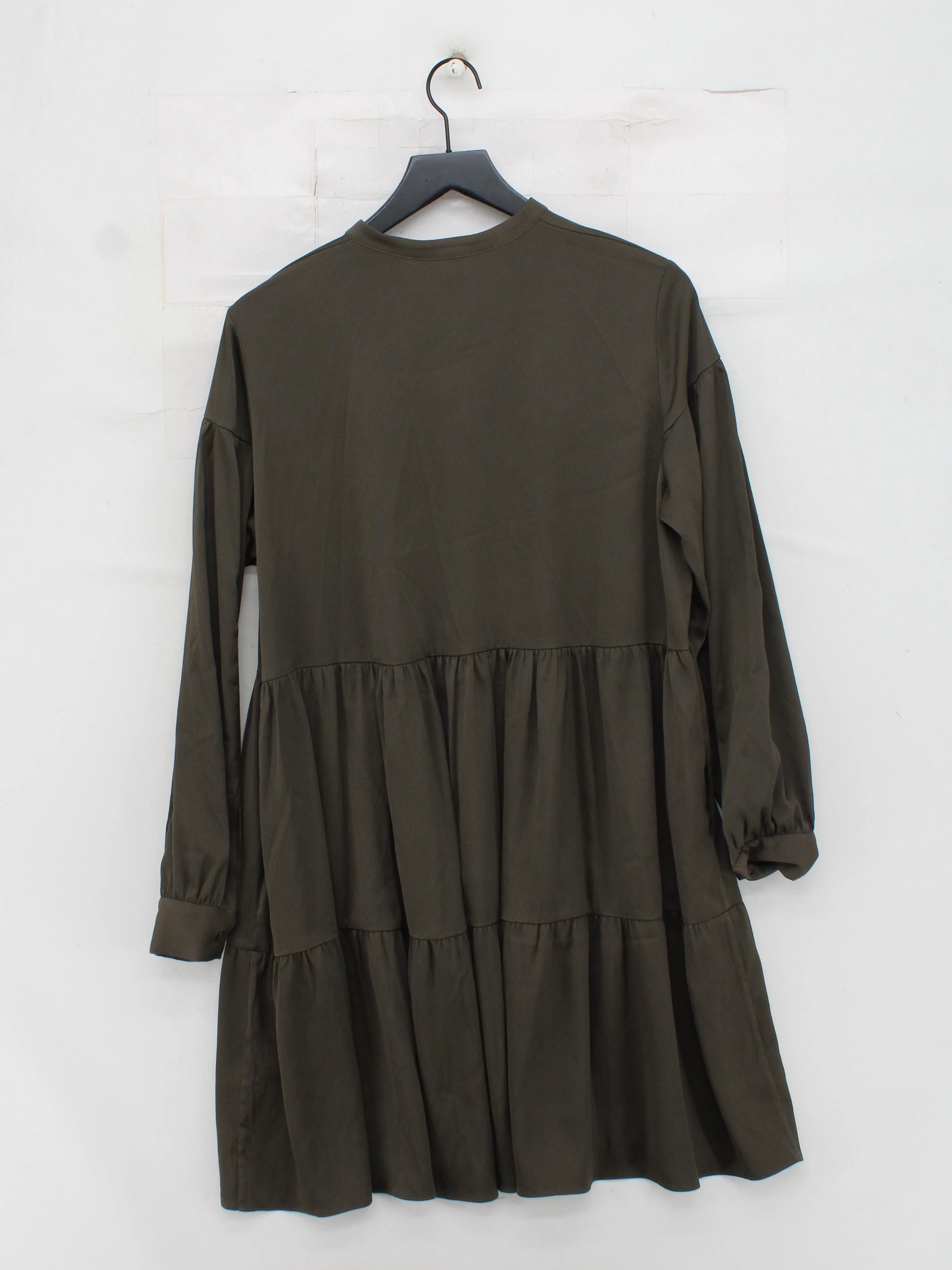 Samsøe & Samsøe Shirt Mini Dress S in Green - Image 2