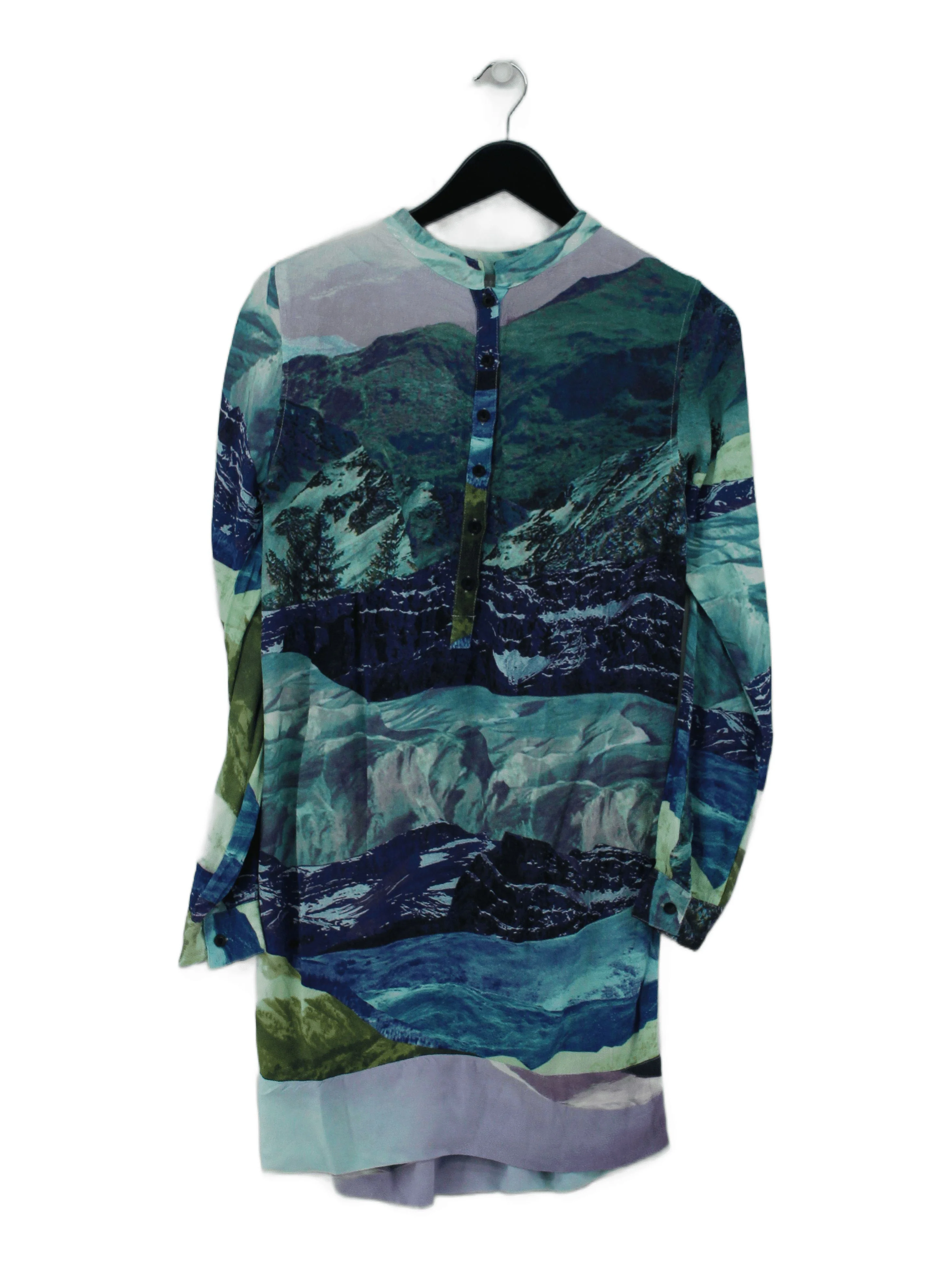 Samsøe & Samsøe Shirt Mini Dress UK6 in Multi