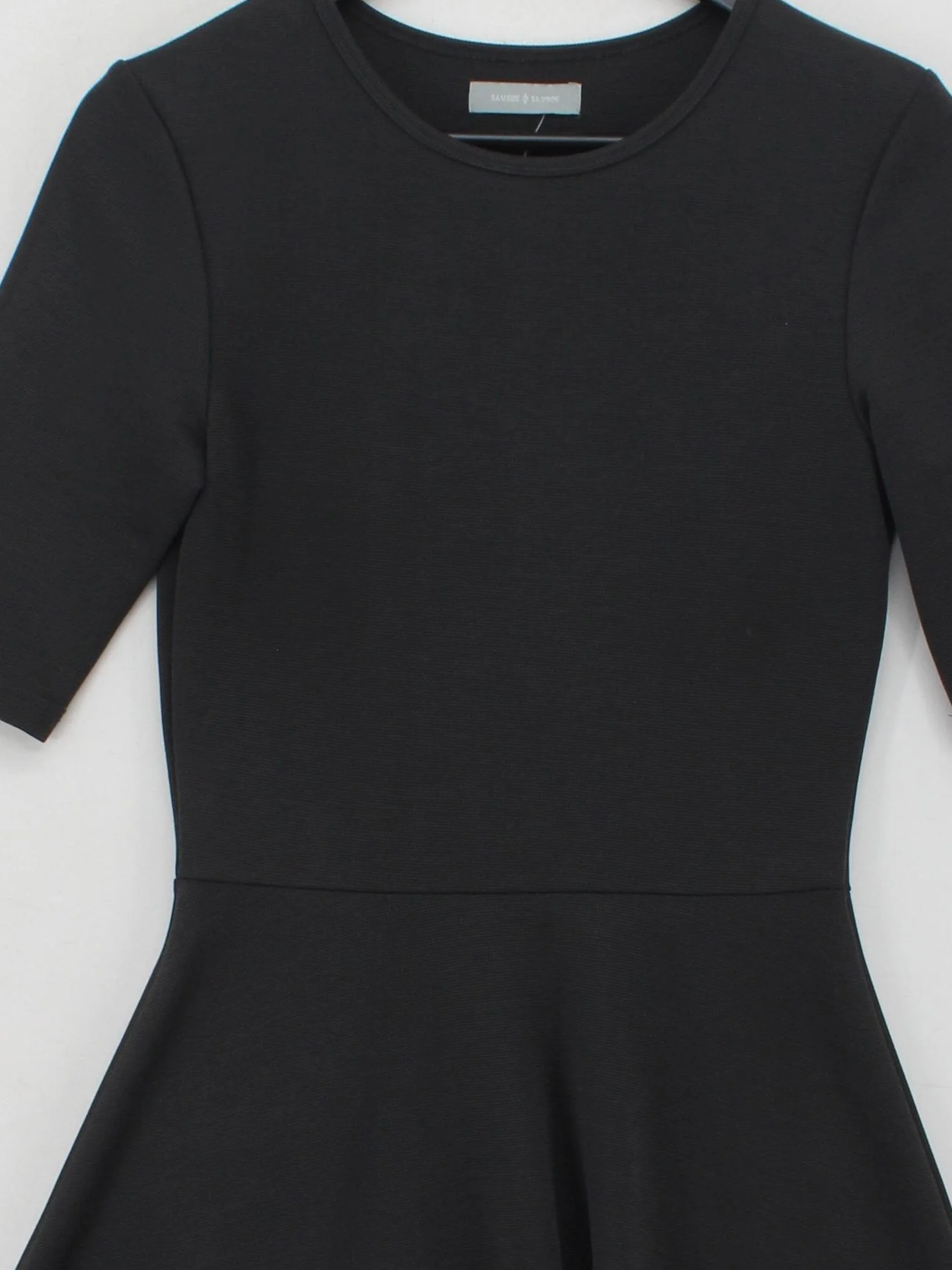 Samsøe & Samsøe Skater Mini Dress S in Black - Image 3
