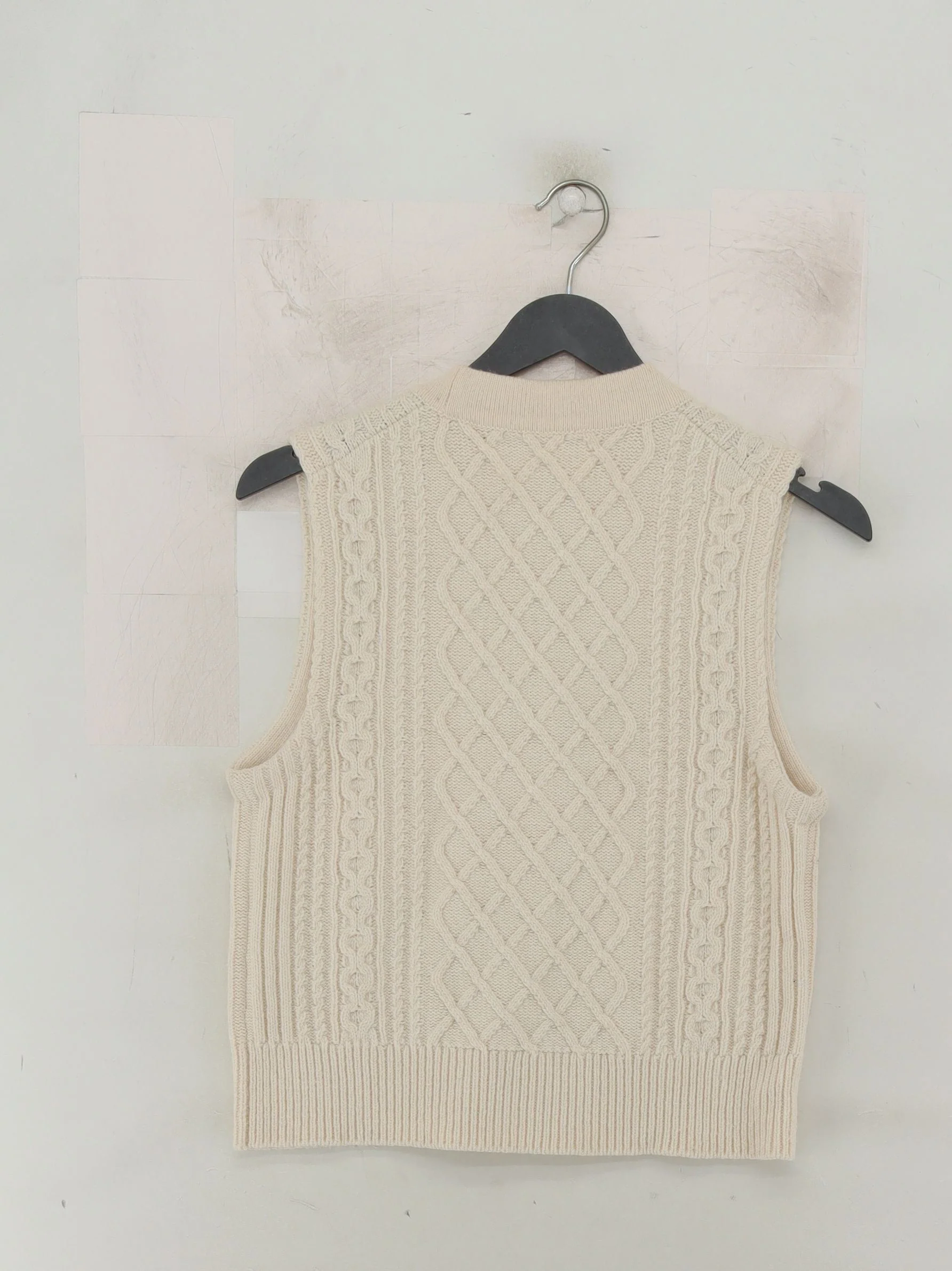 Samsøe & Samsøe Women's Cardigan XS Cream Wool with Polyester, Cotton Cardigan - Image 2