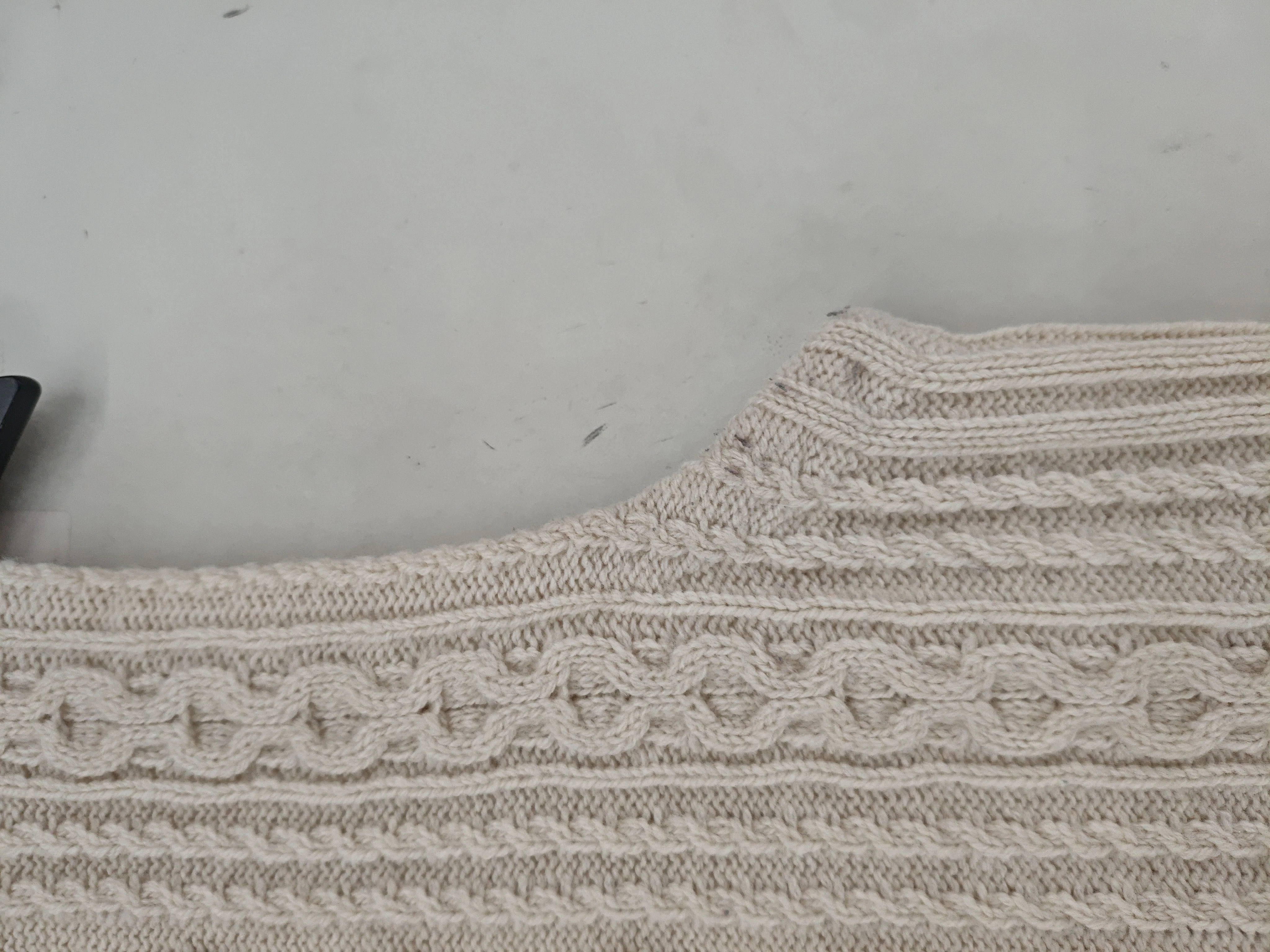 Samsøe & Samsøe Women's Cardigan XS Cream Wool with Polyester, Cotton Cardigan - Image 5