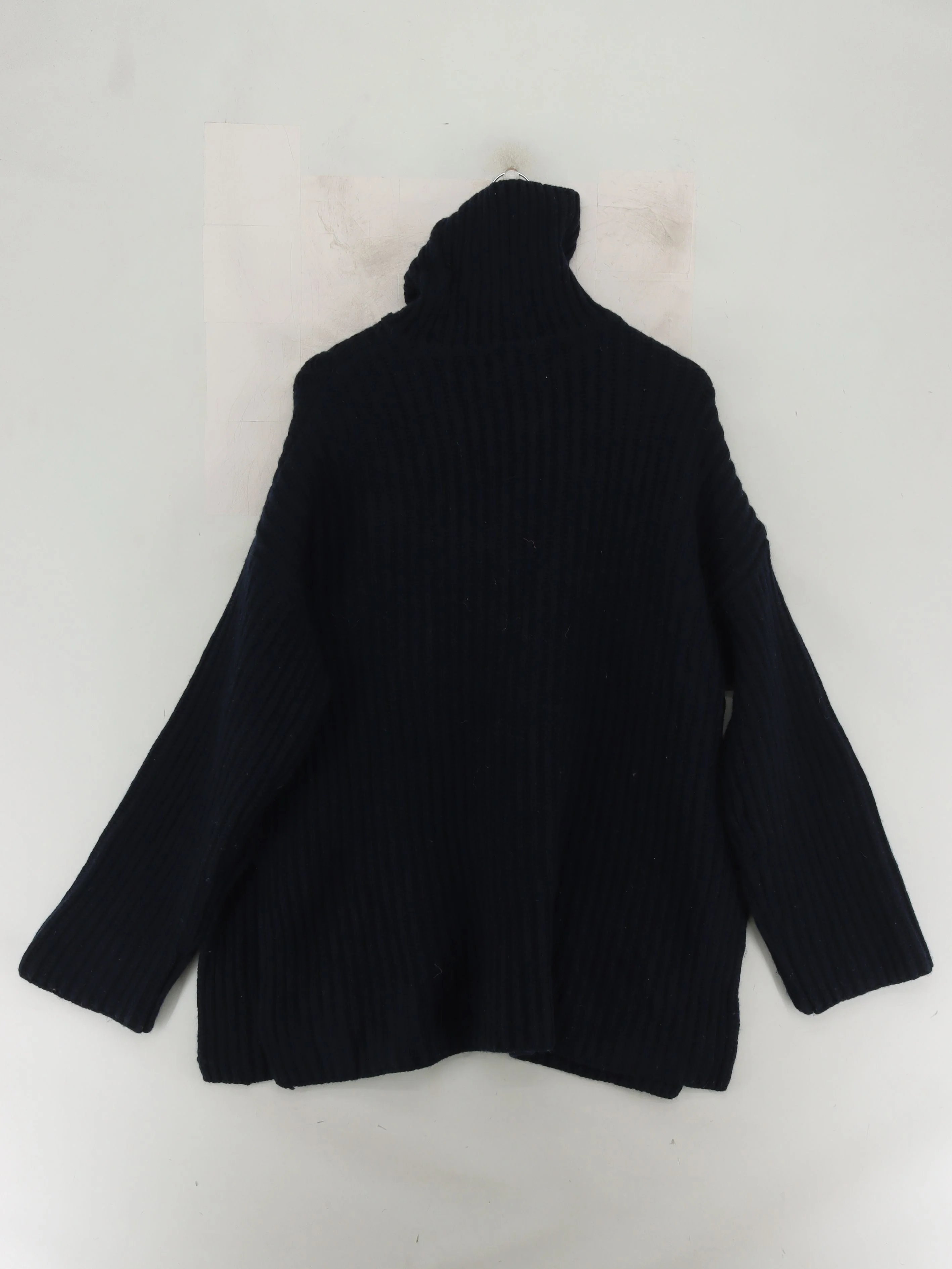 Samsøe & Samsøe Women's Jumper S Blue Wool with Polyamide Roll Neck Pullover - Image 2