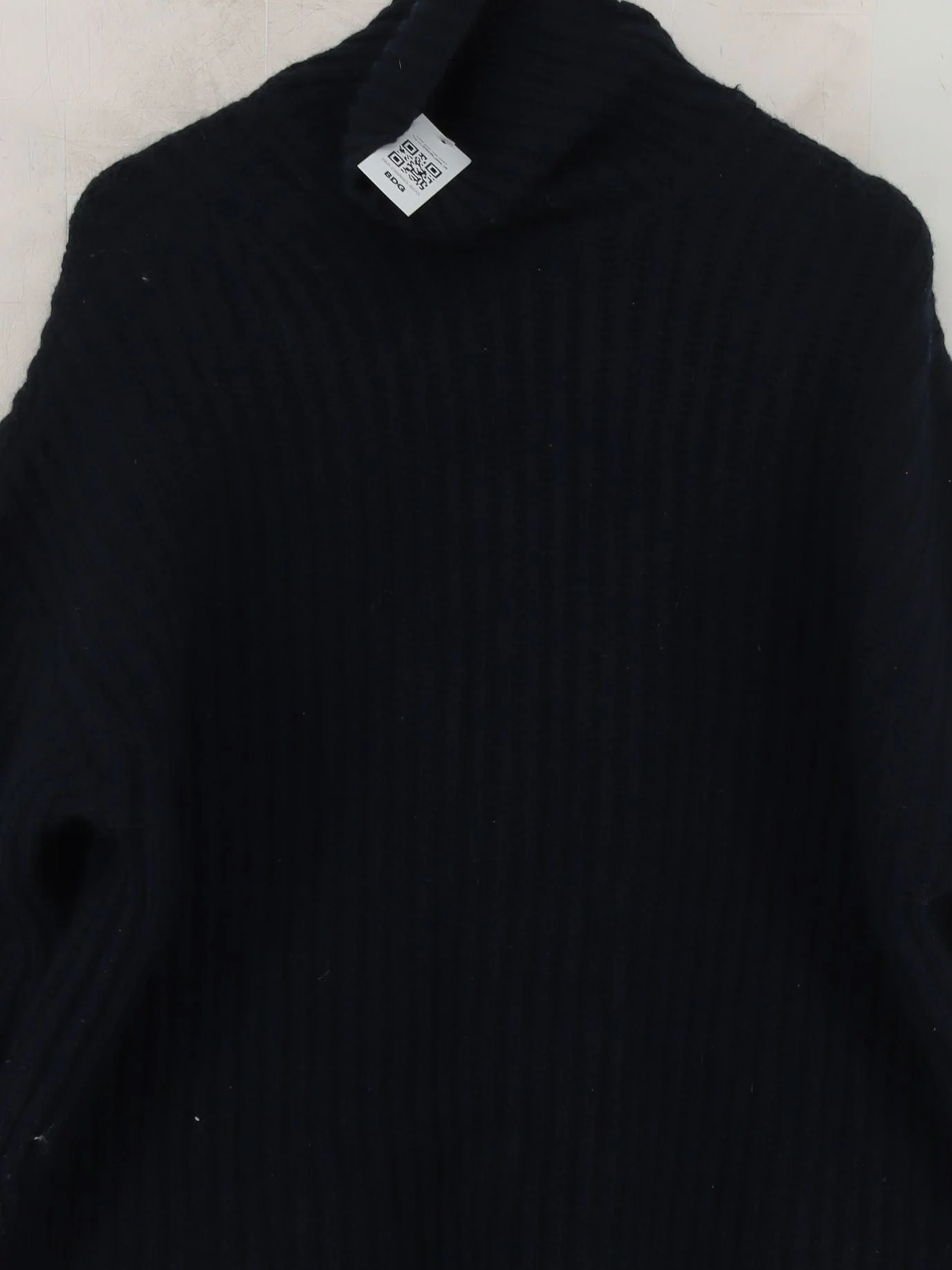 Samsøe & Samsøe Women's Jumper S Blue Wool with Polyamide Roll Neck Pullover - Image 3