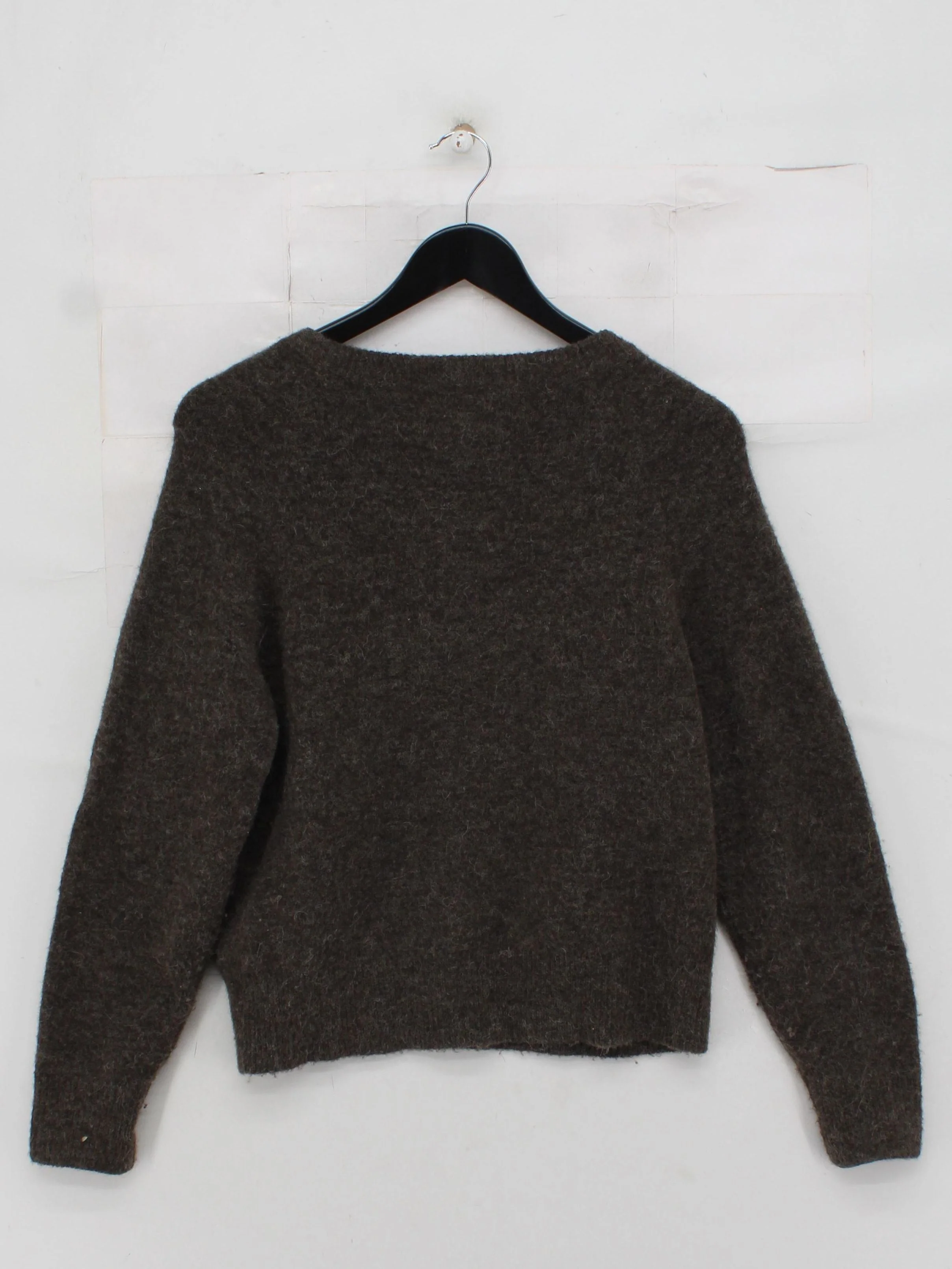 Samsøe & Samsøe Women's Jumper S Brown Wool with Polyester, Elastane Pullover - Image 2