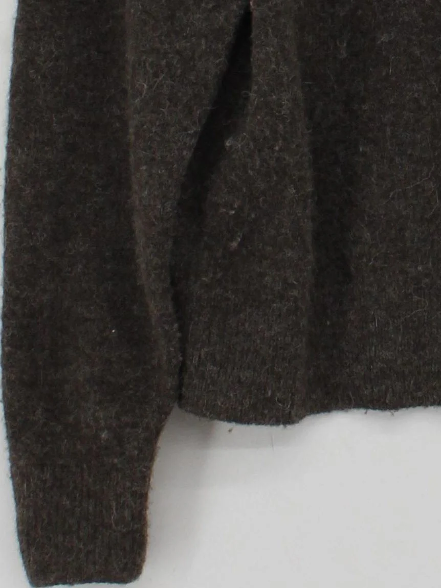 Samsøe & Samsøe Women's Jumper S Brown Wool with Polyester, Elastane Pullover - Image 4