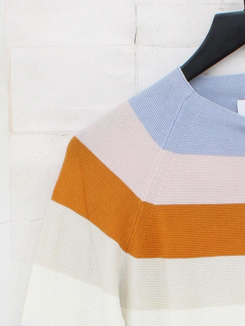 Samsøe & Samsøe Women's Jumper S Multi Striped 100% Cotton Crew Neck Pullover - Image 4