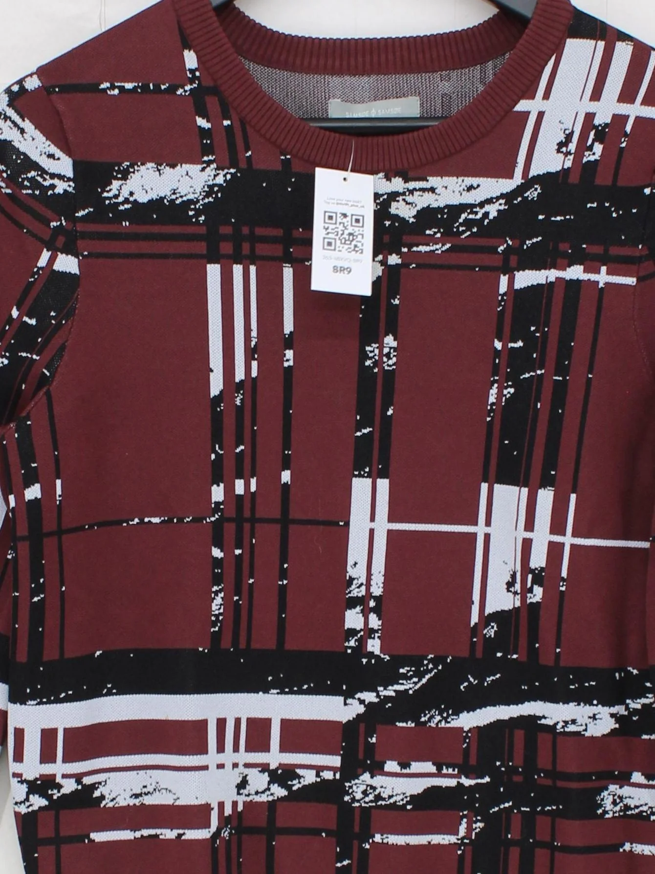 Samsøe & Samsøe Women's Jumper S Red Viscose with Polyamide Pullover - Image 3