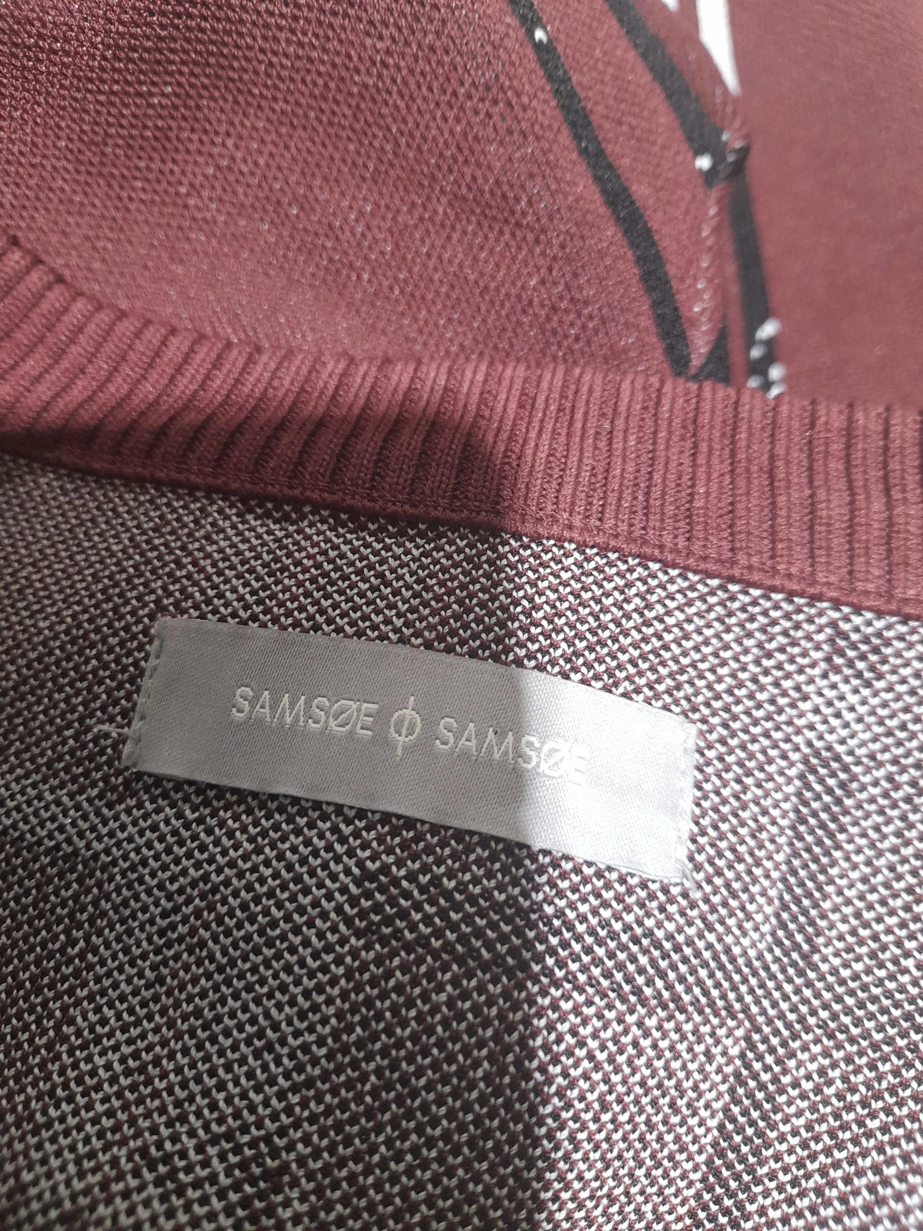 Samsøe & Samsøe Women's Jumper S Red Viscose with Polyamide Pullover - Image 5