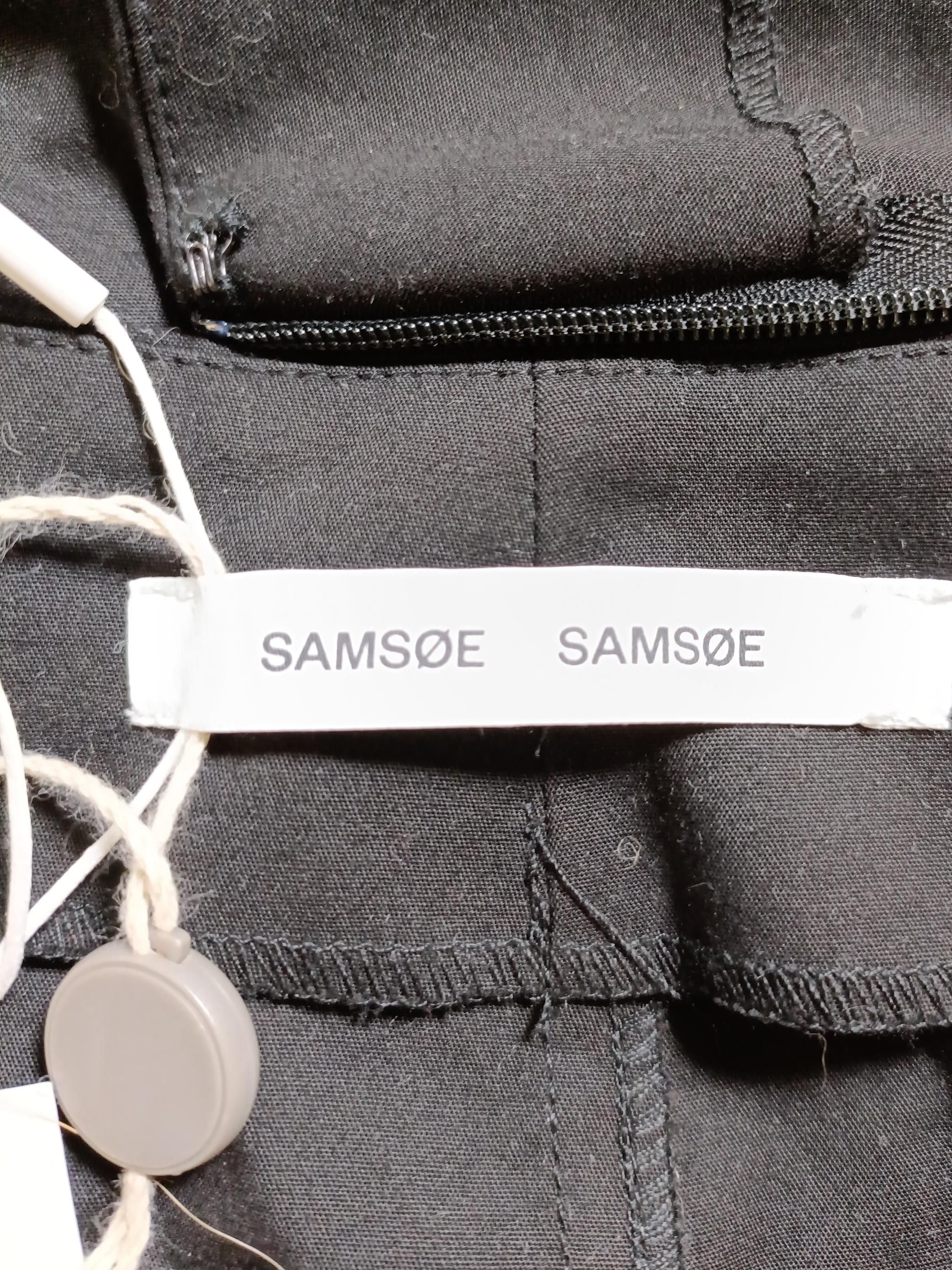 Samsøe & Samsøe Women's Mini Skirt M Black Cotton with Viscose, Elastane Mini - Image 5