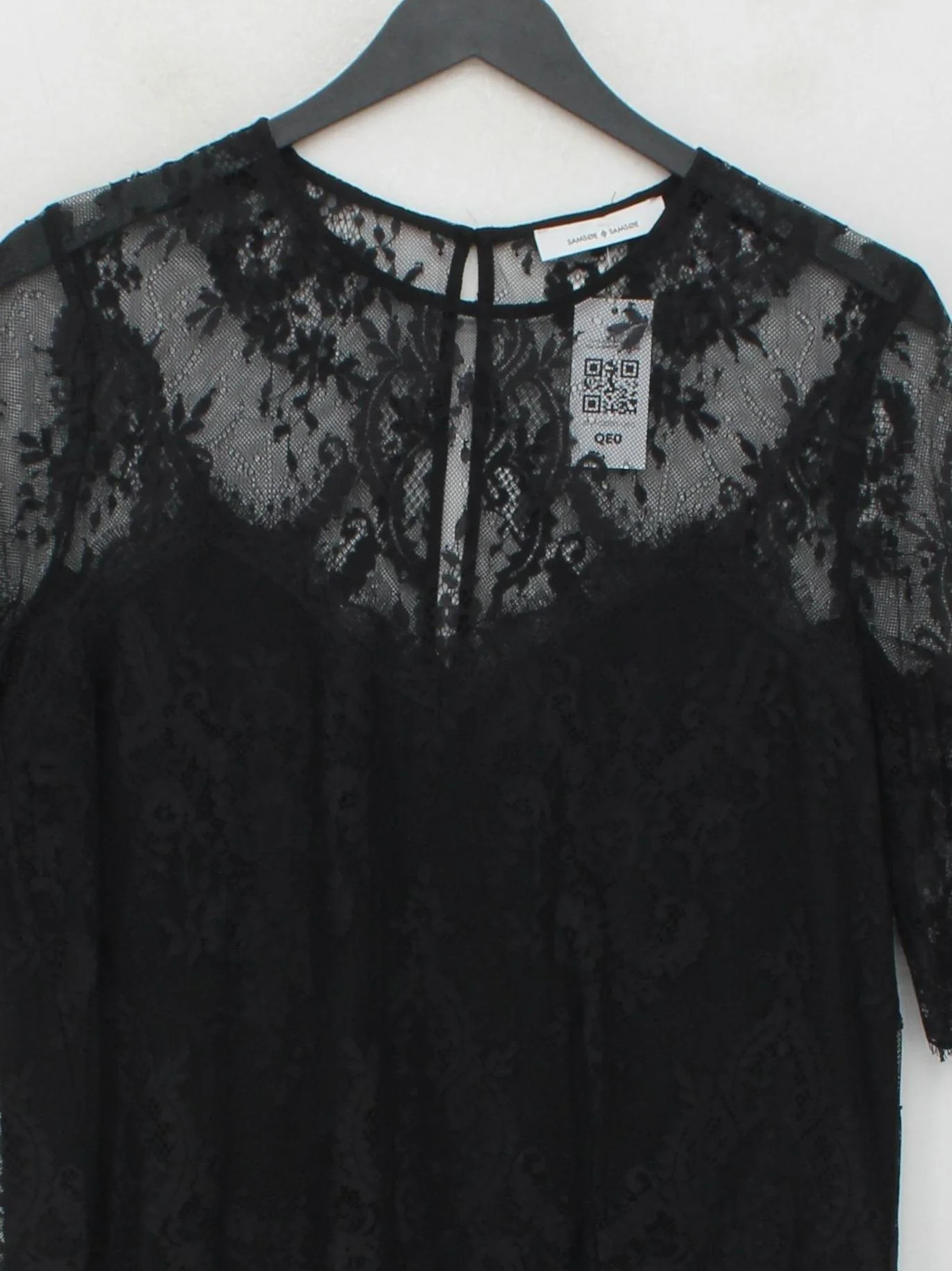 Samsøe & Samsøe Women's Top M Black Polyamide with Polyester Basic - Image 3