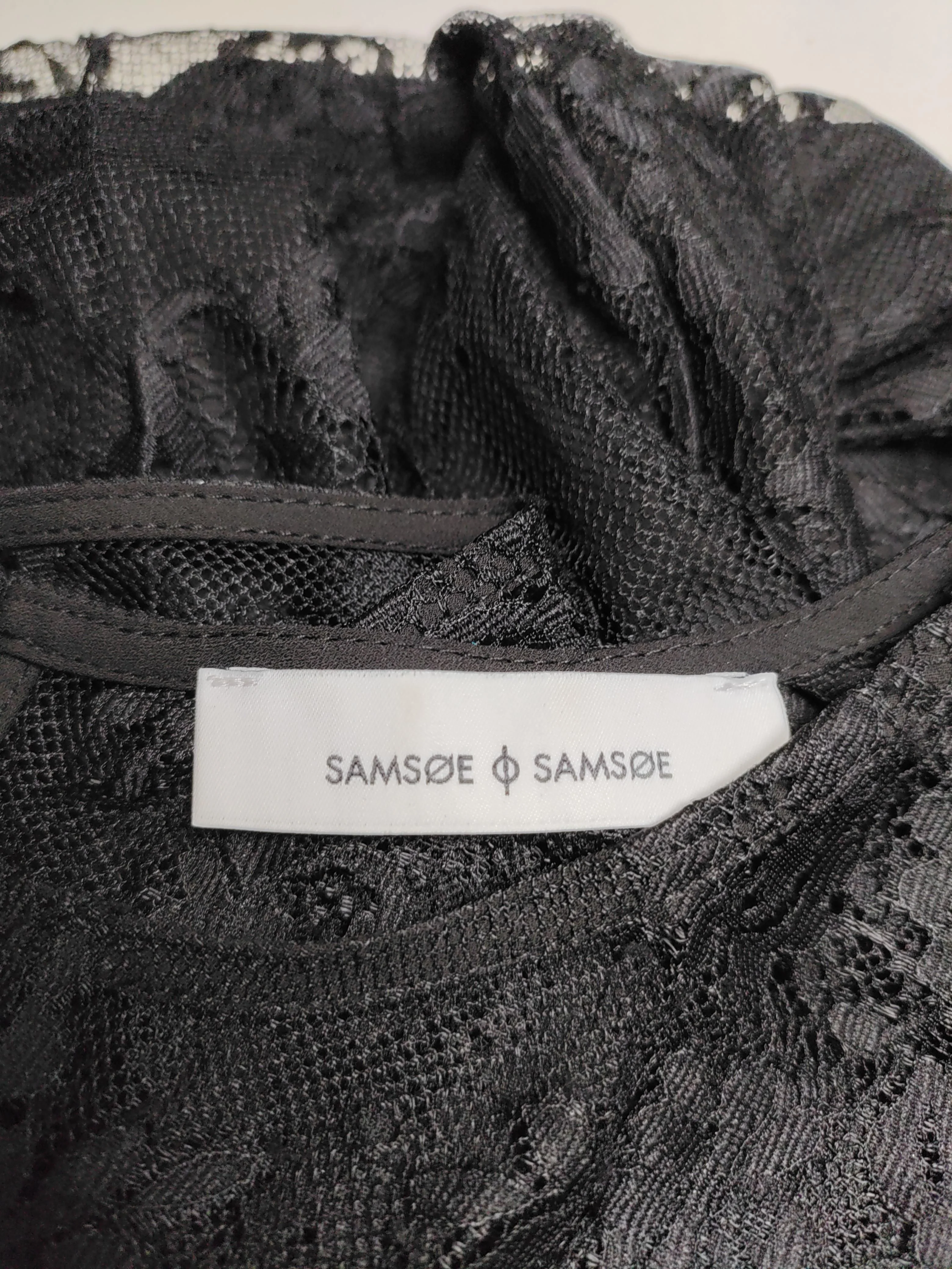 Samsøe & Samsøe Women's Top M Black Polyamide with Polyester Basic - Image 5