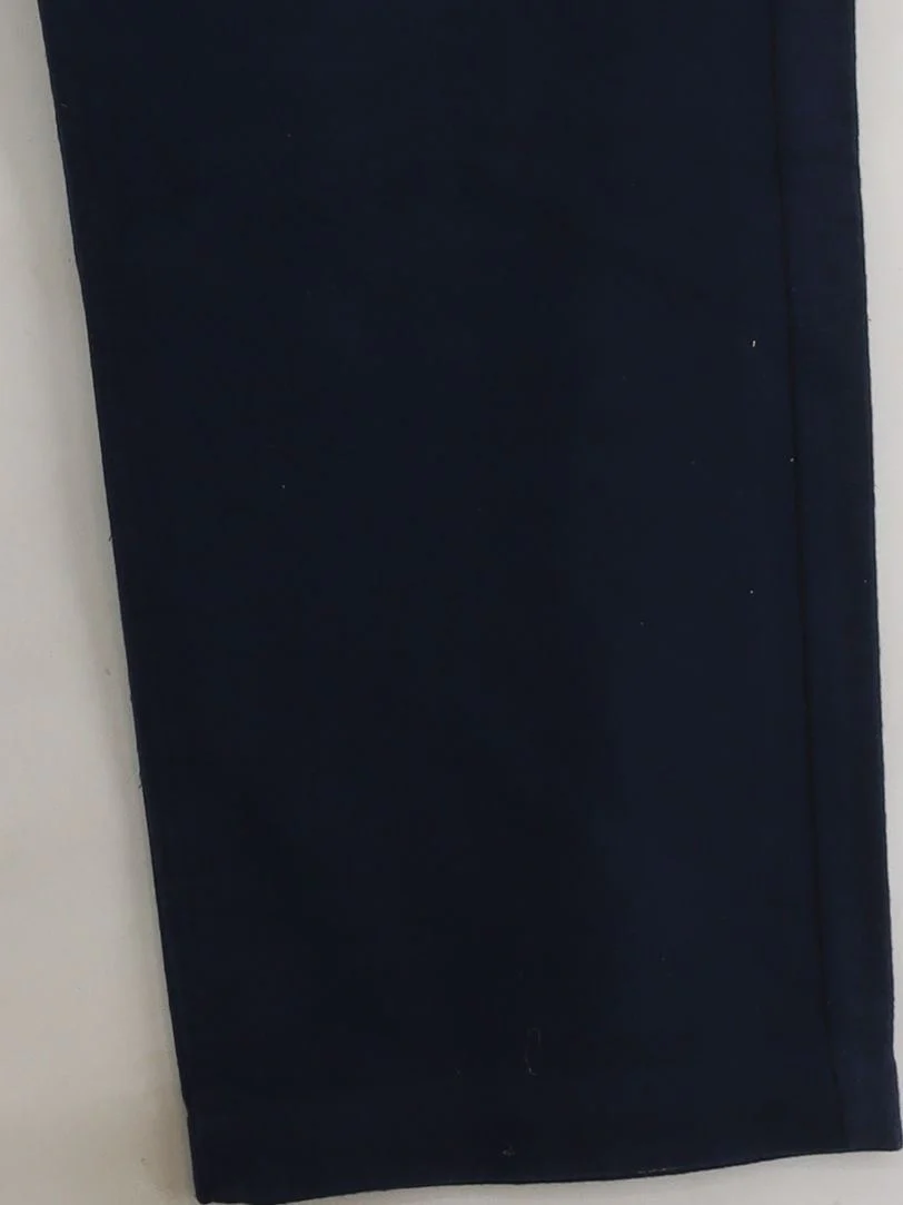 Samuel Windsor Men's Trousers L Blue 100% Cotton Straight Chino - Image 4
