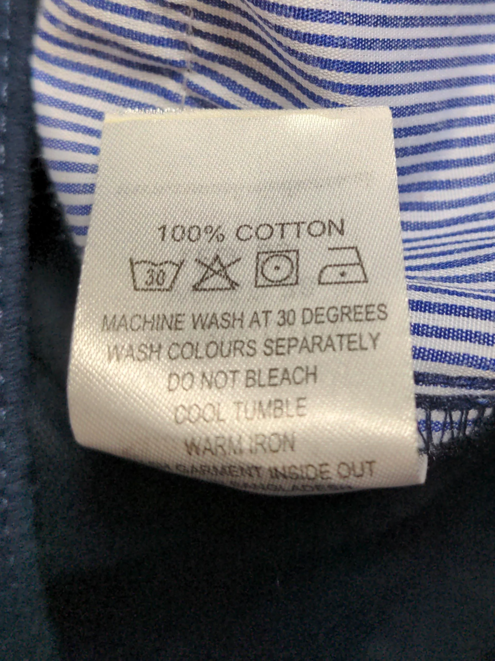 Samuel Windsor Men's Trousers L Blue 100% Cotton Straight Chino - Image 6