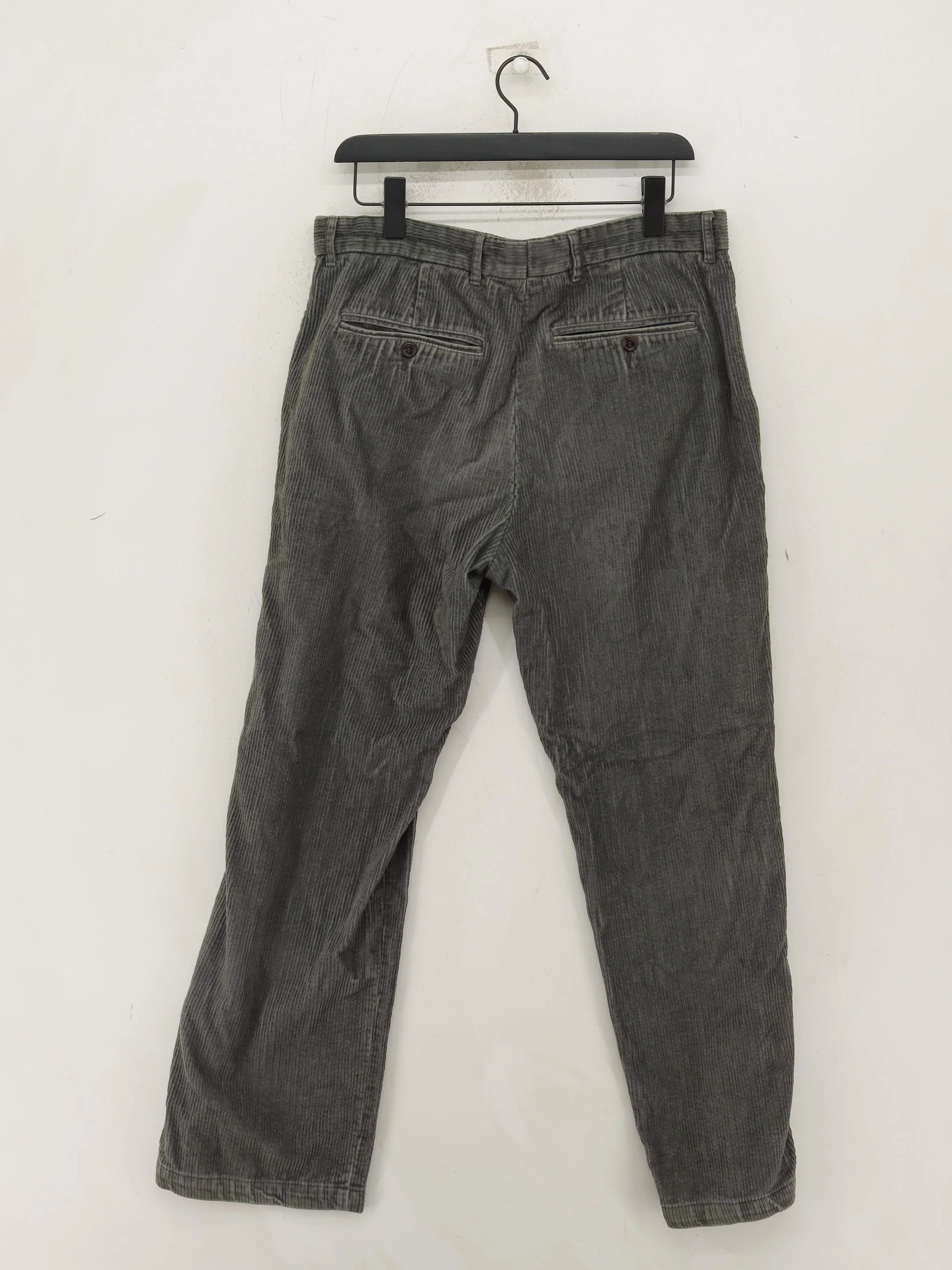 Samuel Windsor Men's Trousers M Grey 100% Cotton Straight Chino - Image 2