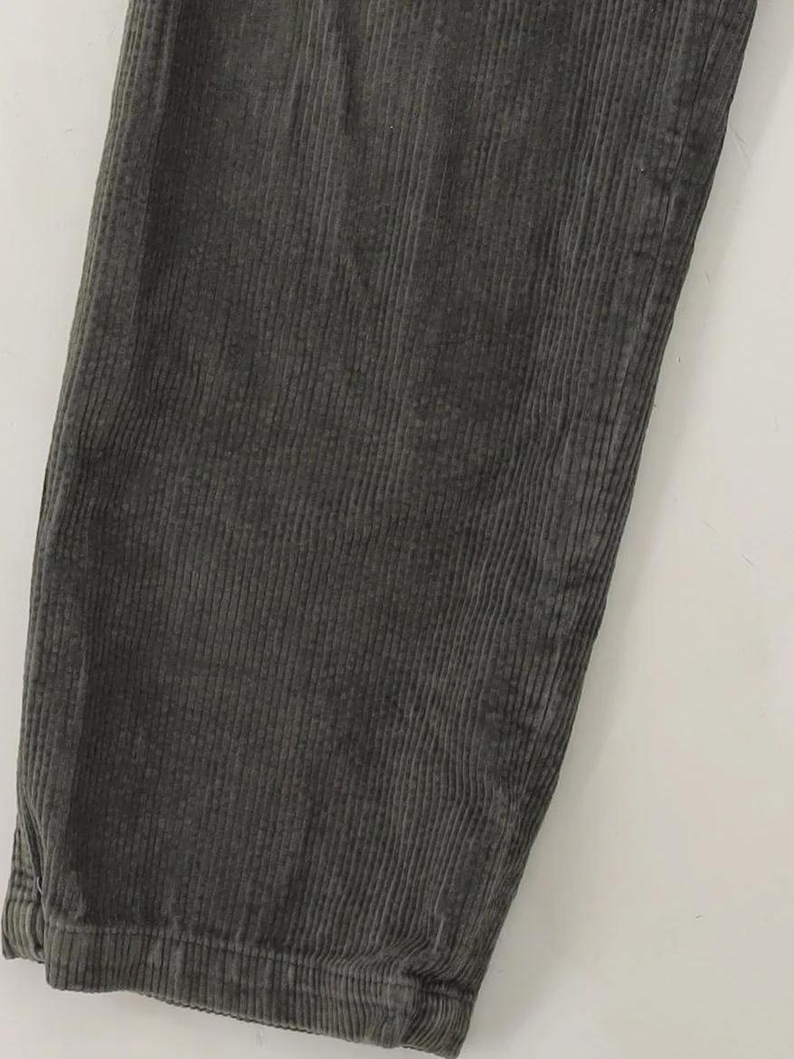 Samuel Windsor Men's Trousers M Grey 100% Cotton Straight Chino - Image 4