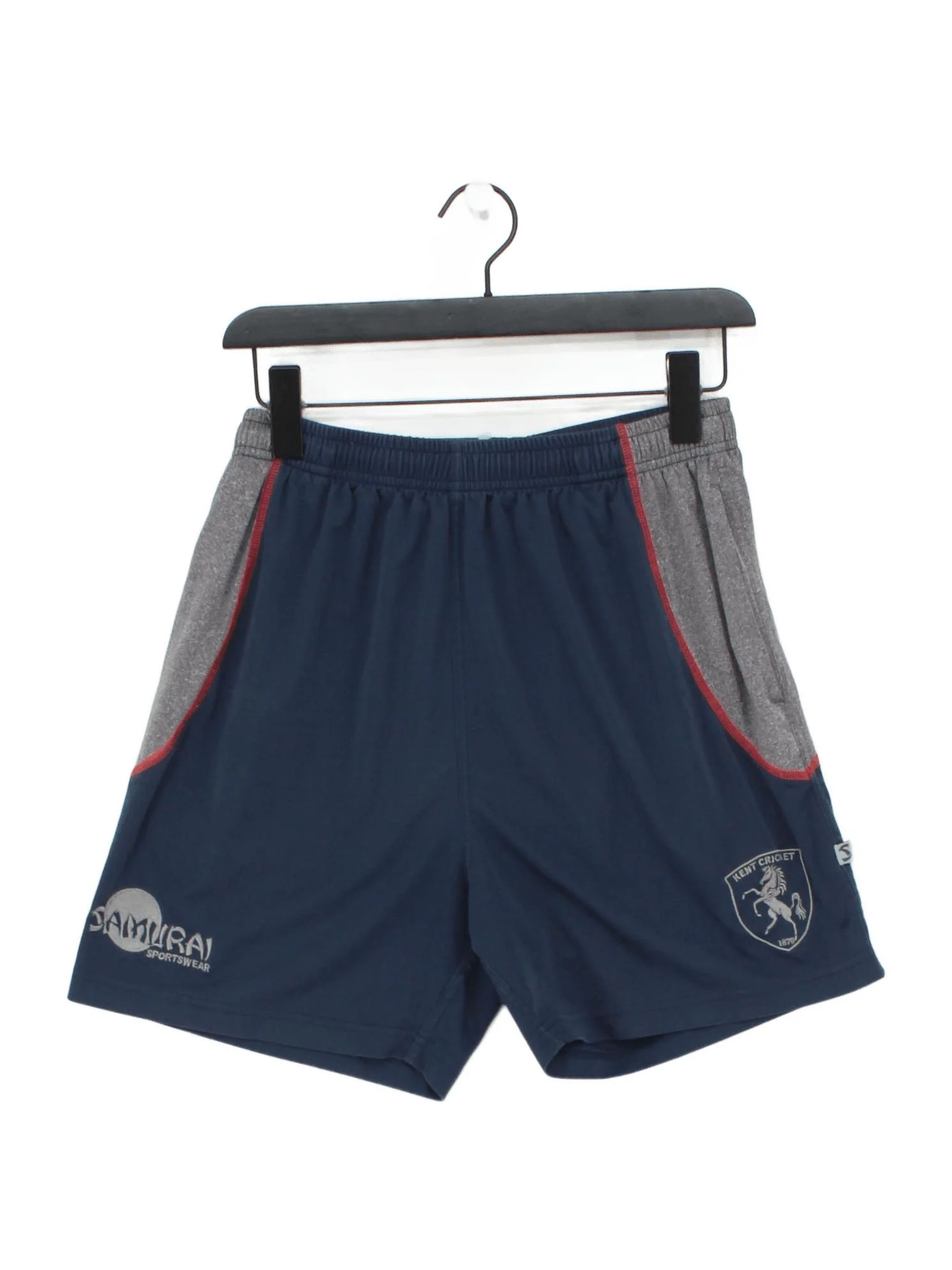 Samurai Sportswear Men's Shorts M Blue 100% Polyester Sweat