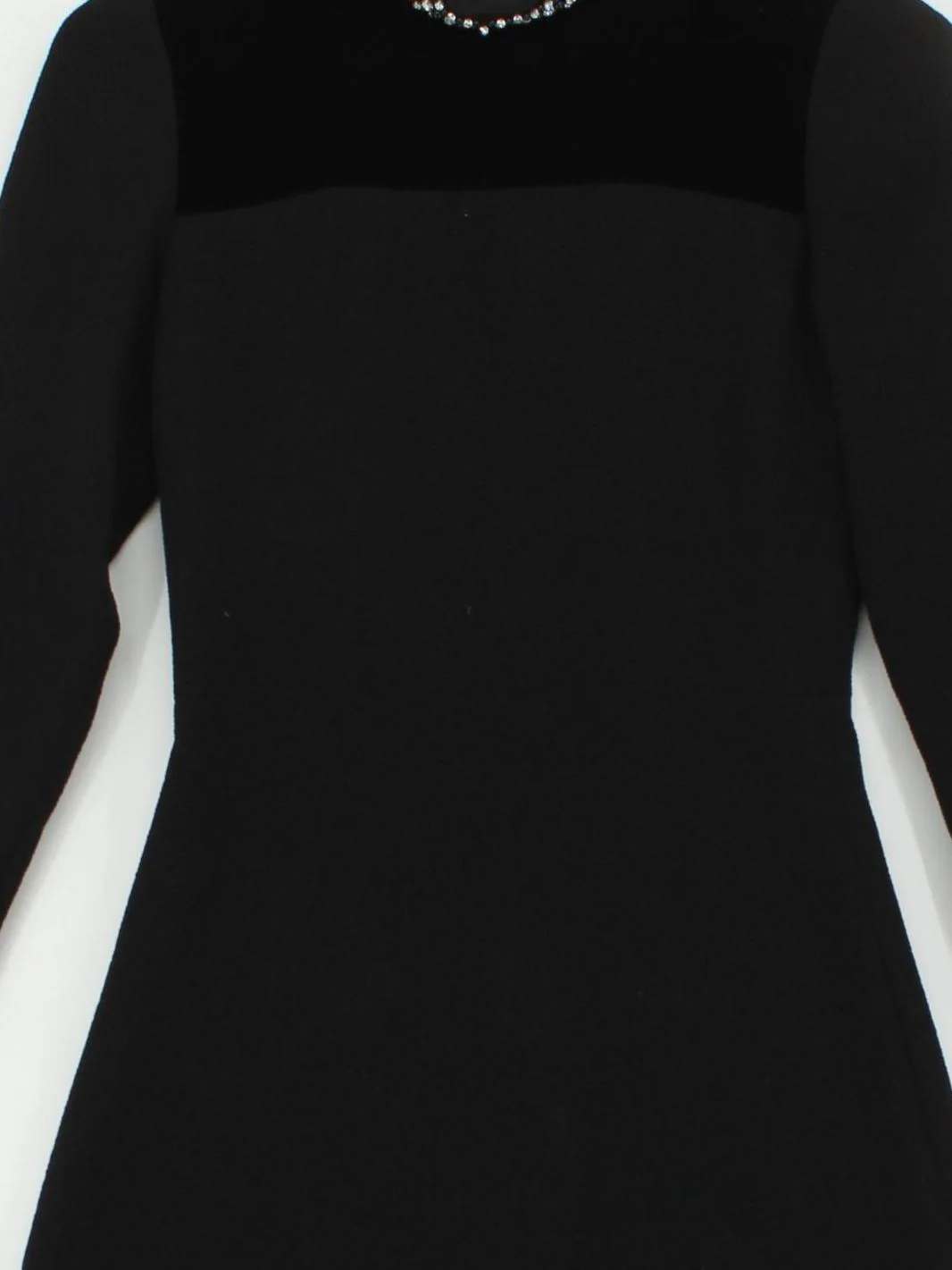 Sandro A-Line Mini Dress in Black - Image 3