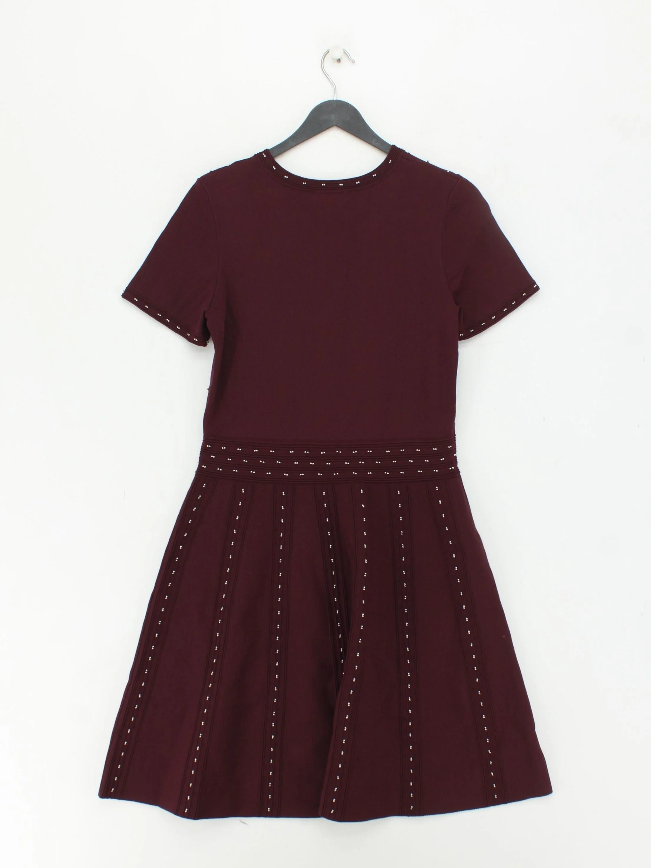 Sandro A-Line Mini Dress in Brown - Image 2