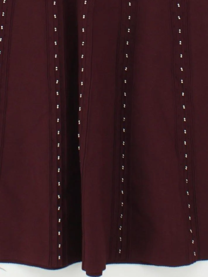 Sandro A-Line Mini Dress in Brown - Image 4
