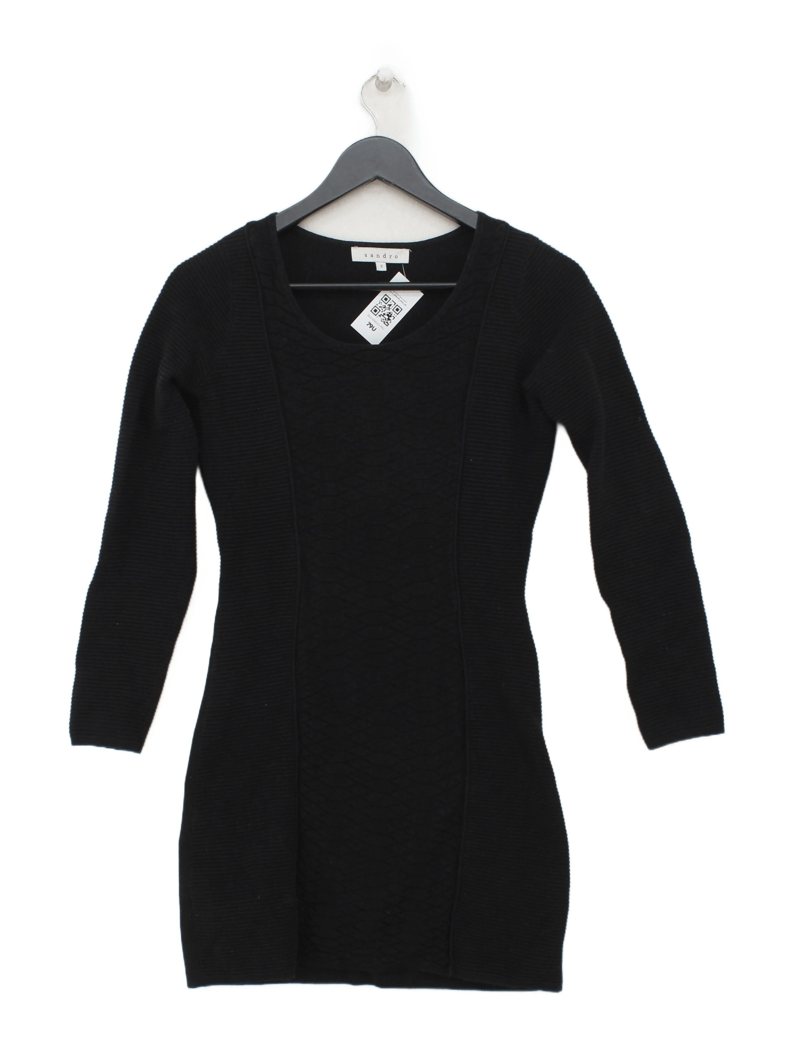 Sandro Bodycon Mini Dress in Black