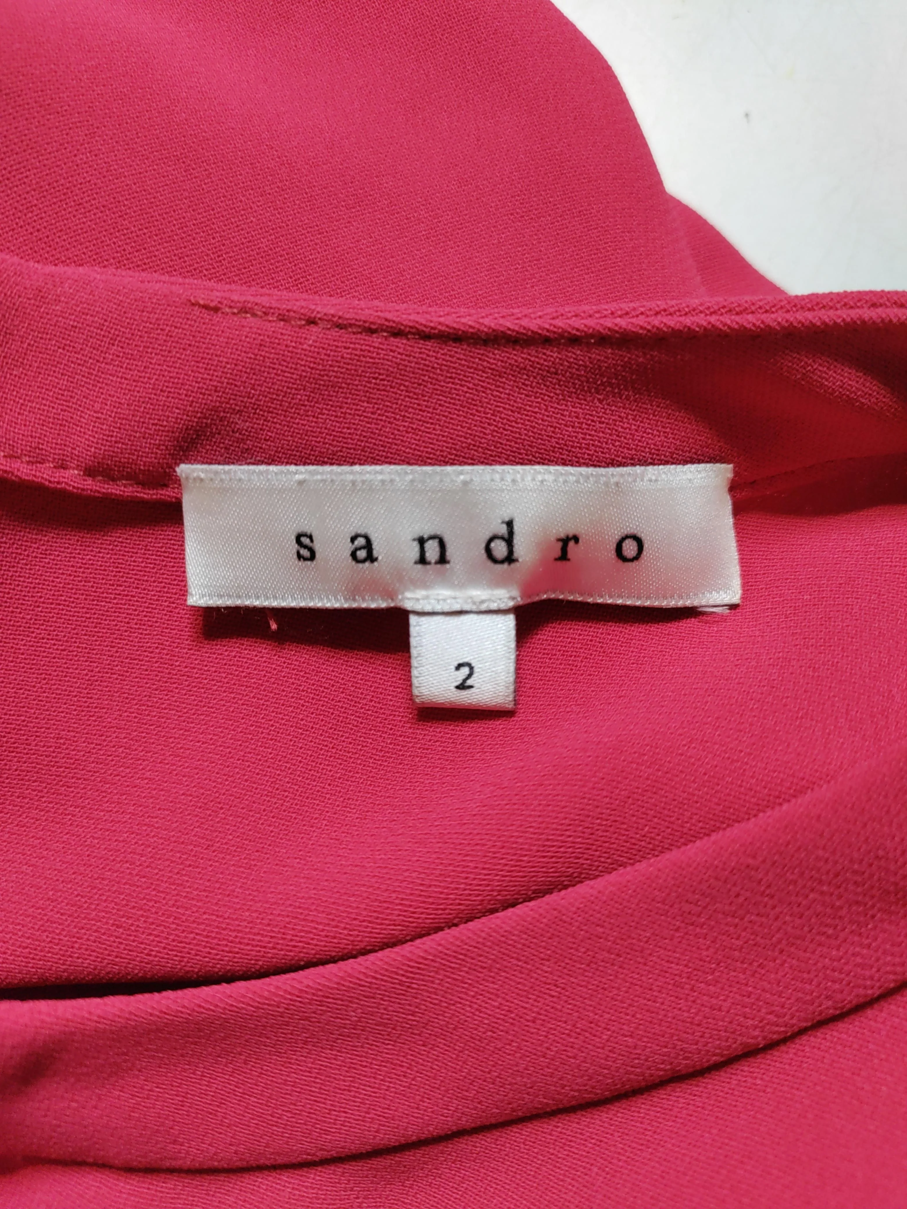 Sandro Bodycon Mini Dress S in Red - Image 5