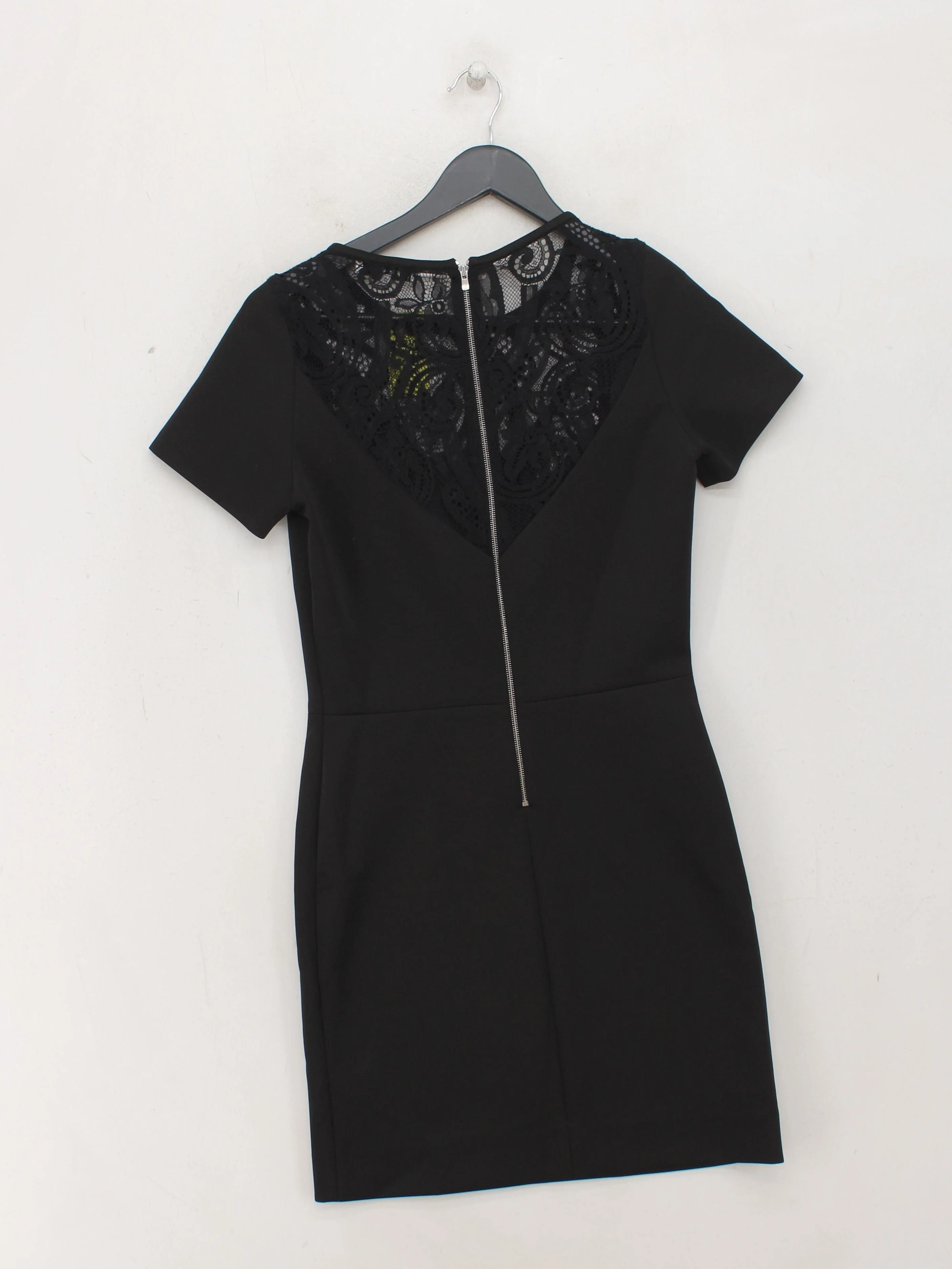 Sandro Bodycon Mini Dress UK10 in Black - Image 2