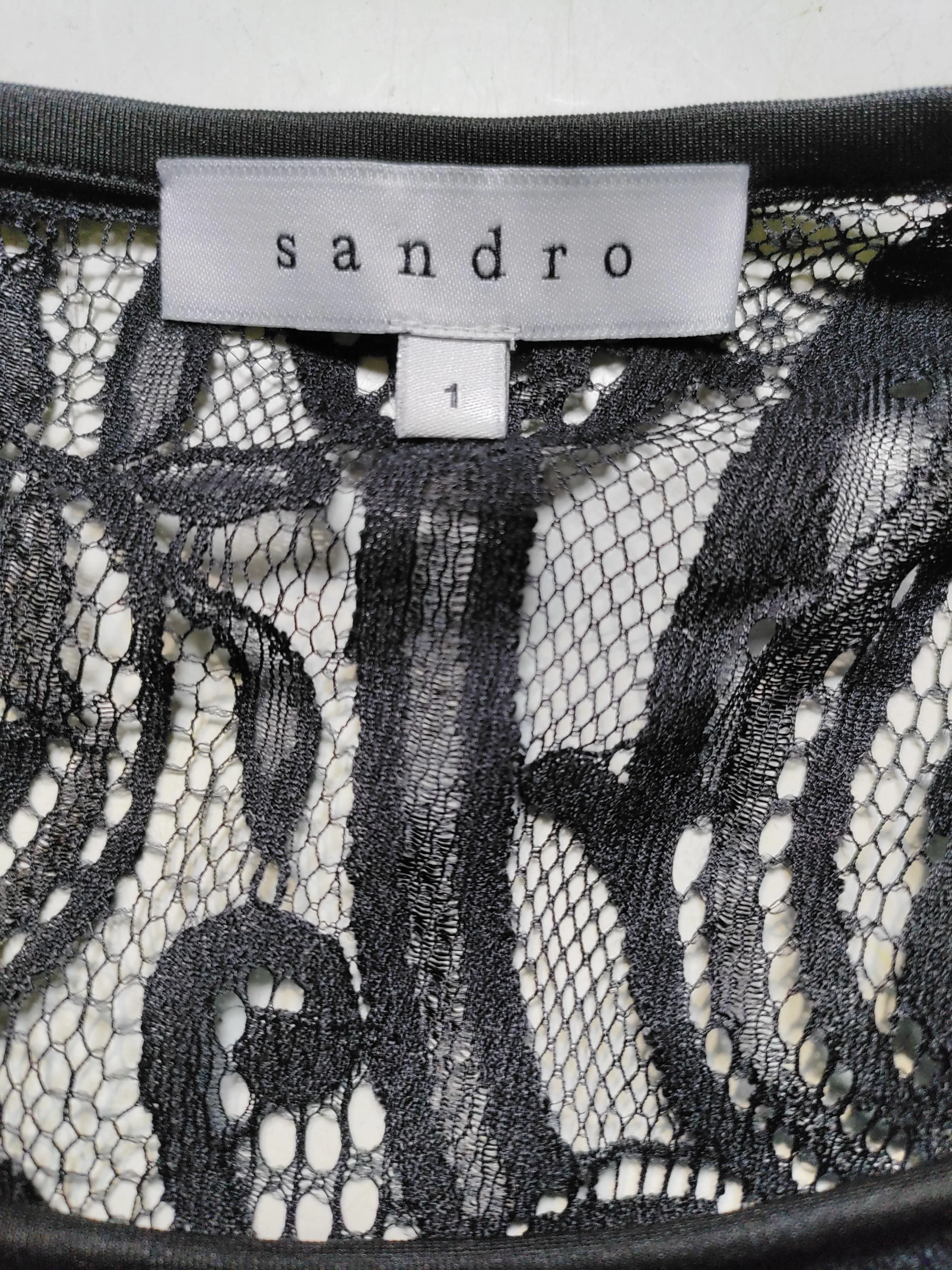 Sandro Bodycon Mini Dress UK10 in Black - Image 5